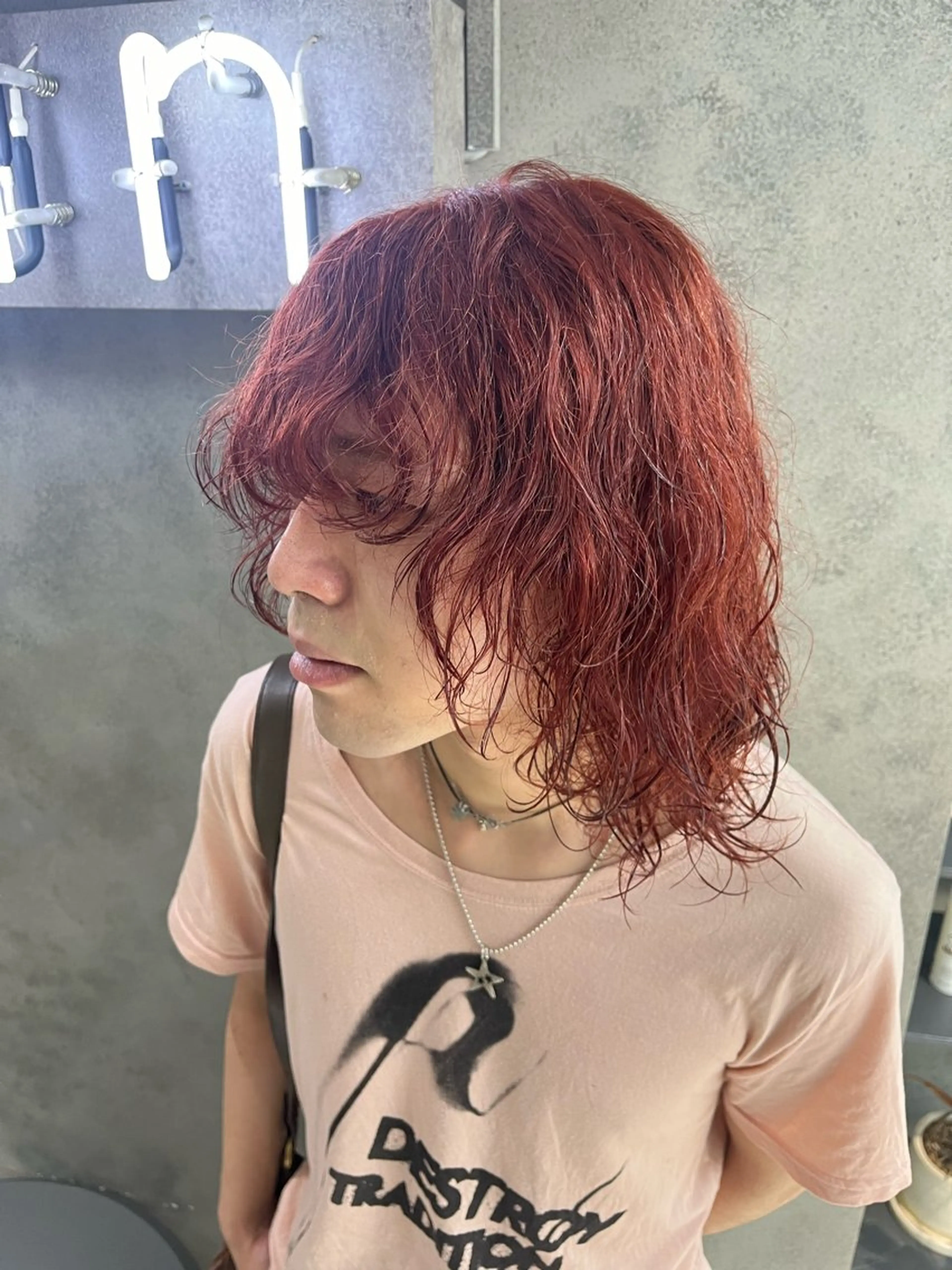 ミディアム ヘアカラー 💫ハイトーンボブ/ HARU💫のヘアスタイル