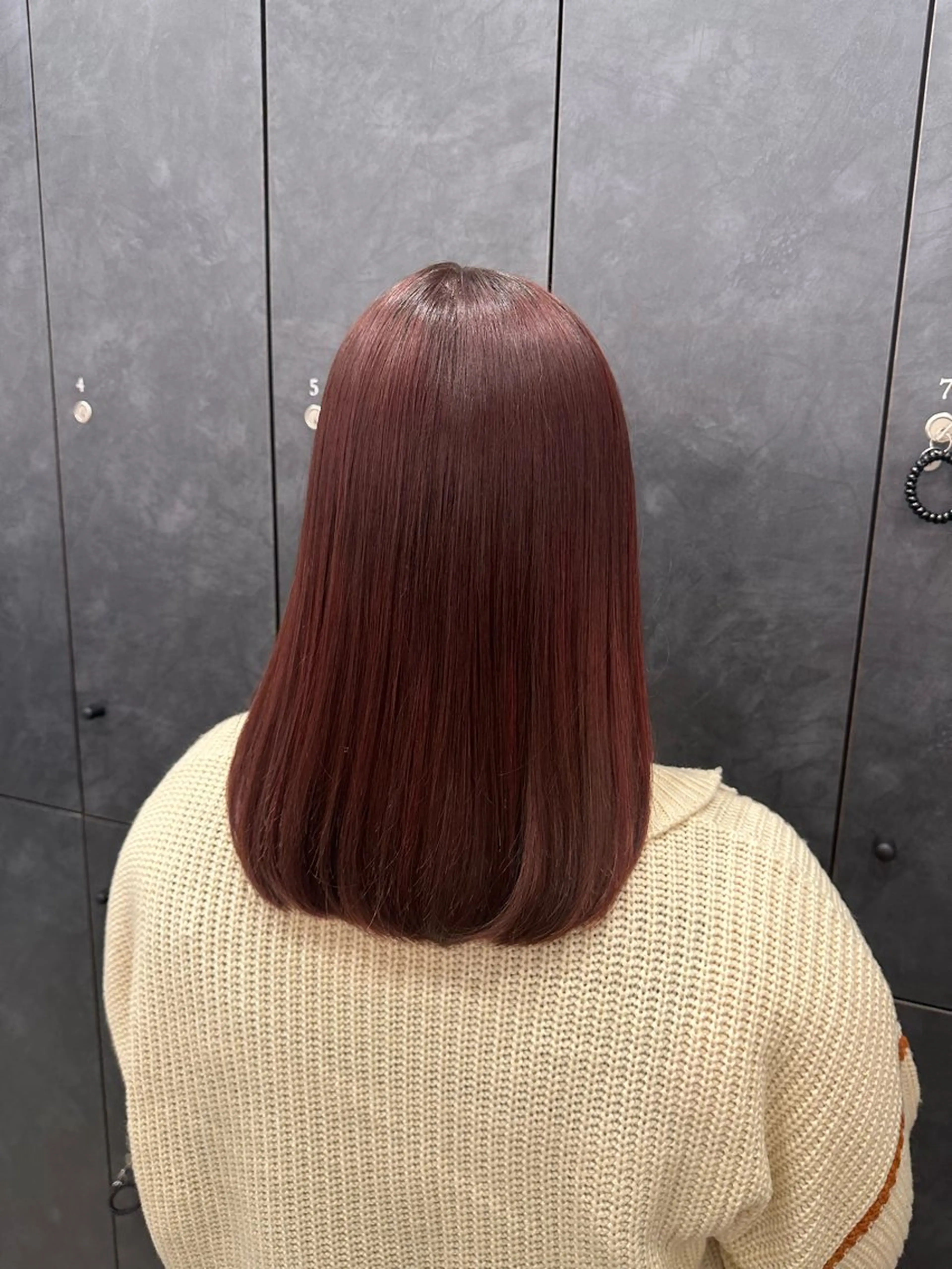 ミディアム カラー ブリーチ ブリーチなしカラー 銀座/ヘアセット シマムラ ミホのヘアスタイル