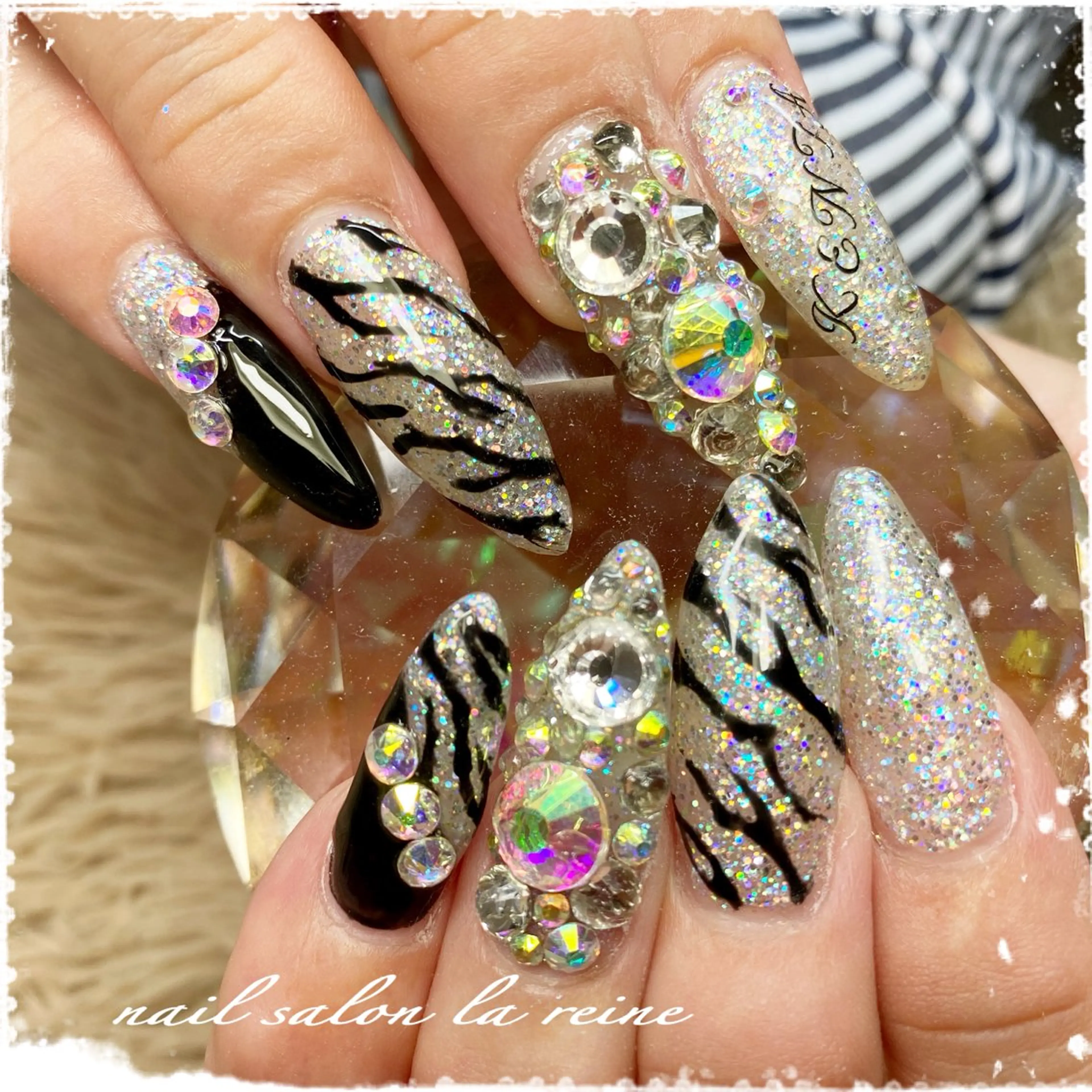 ネイル アニマル柄 nail salon  la reine所属・nail salon la reineのネイルデザイン