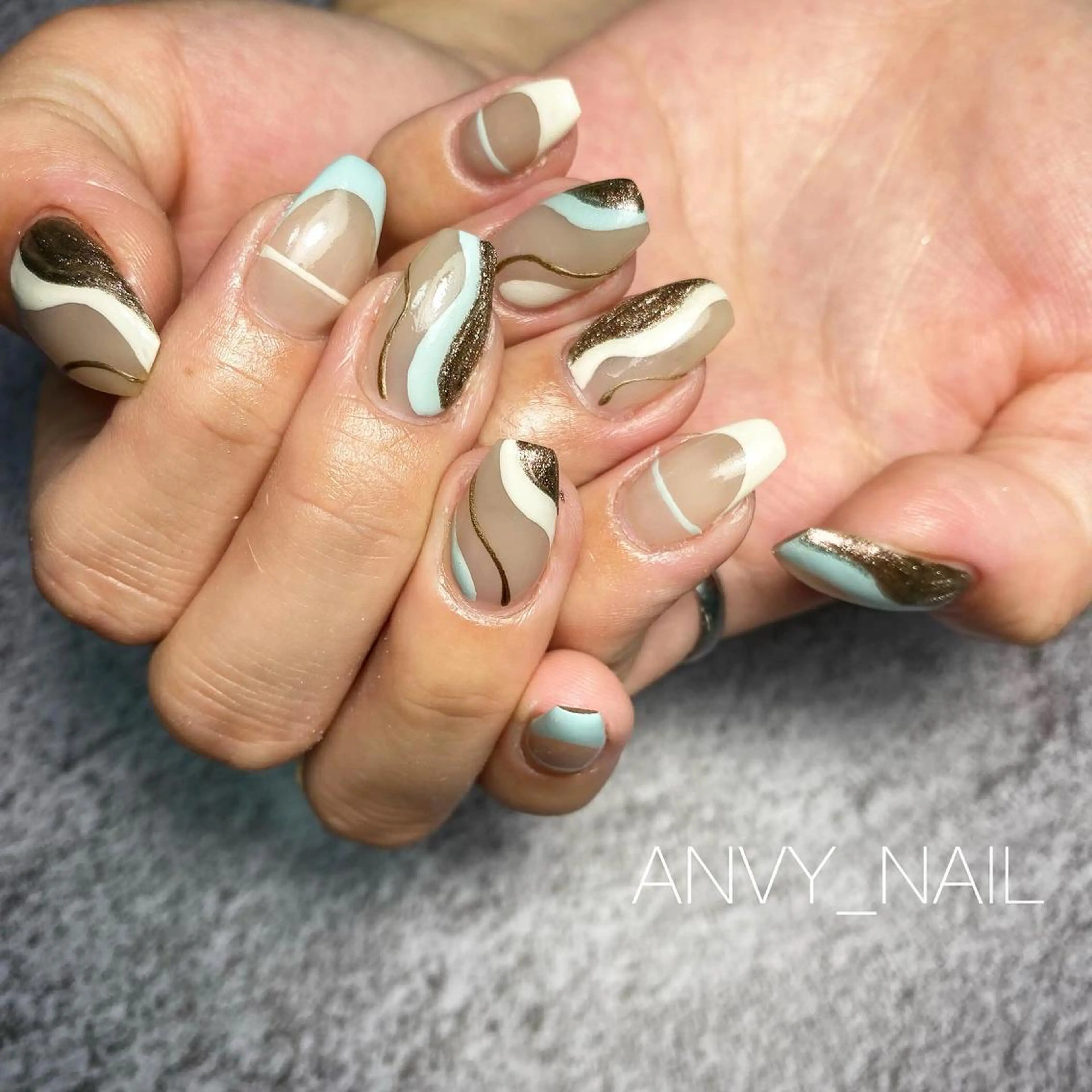 ネイル アートネイル ハンドネイル NAIL SALON あんび所属・nail salon あんびのネイルデザイン