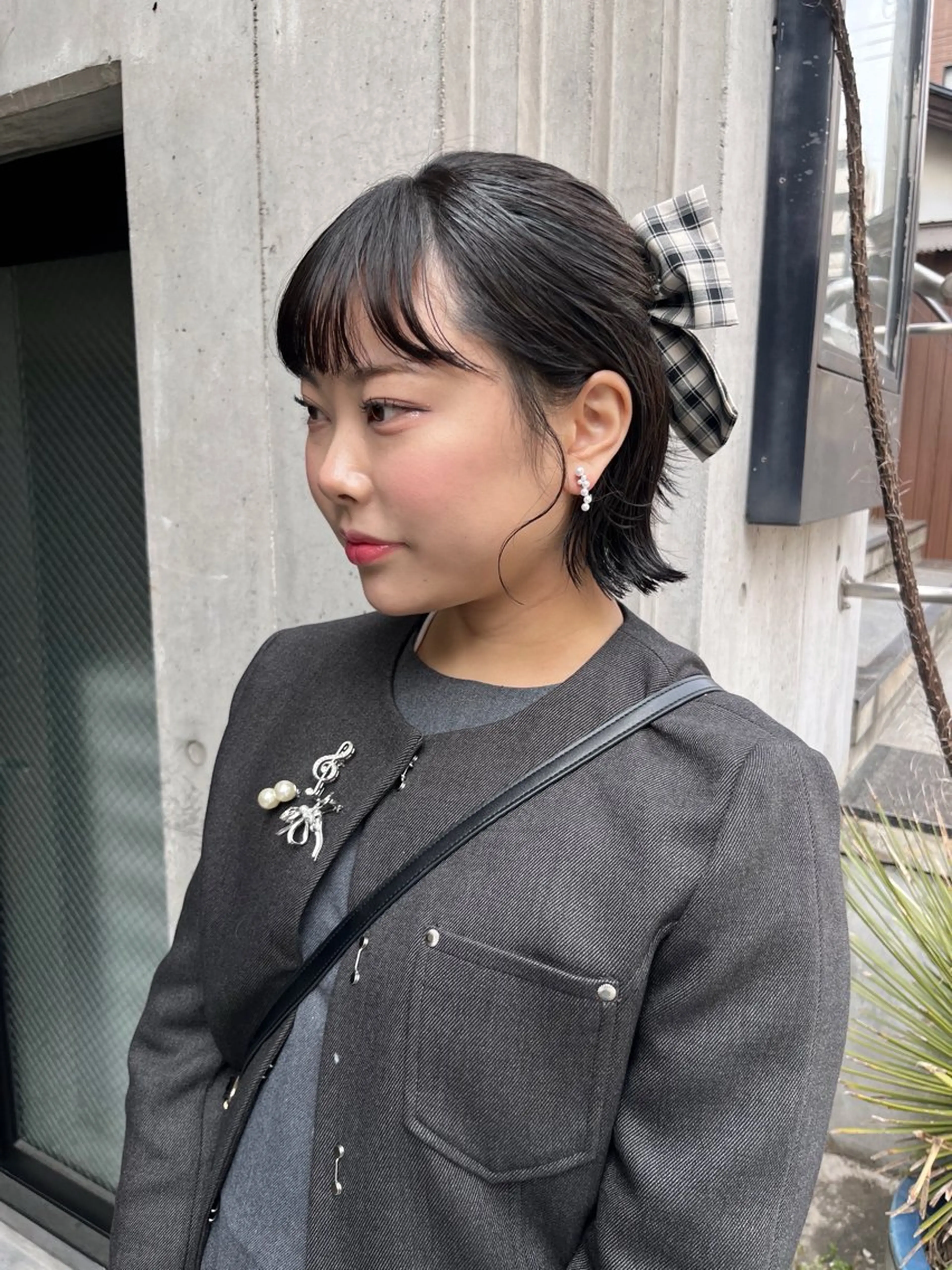 ミディアム カラー 透明感カラー 髪質改善 ヘアカラー トリートメント shui/艶カラー ／柔らかストレートのヘアスタイル