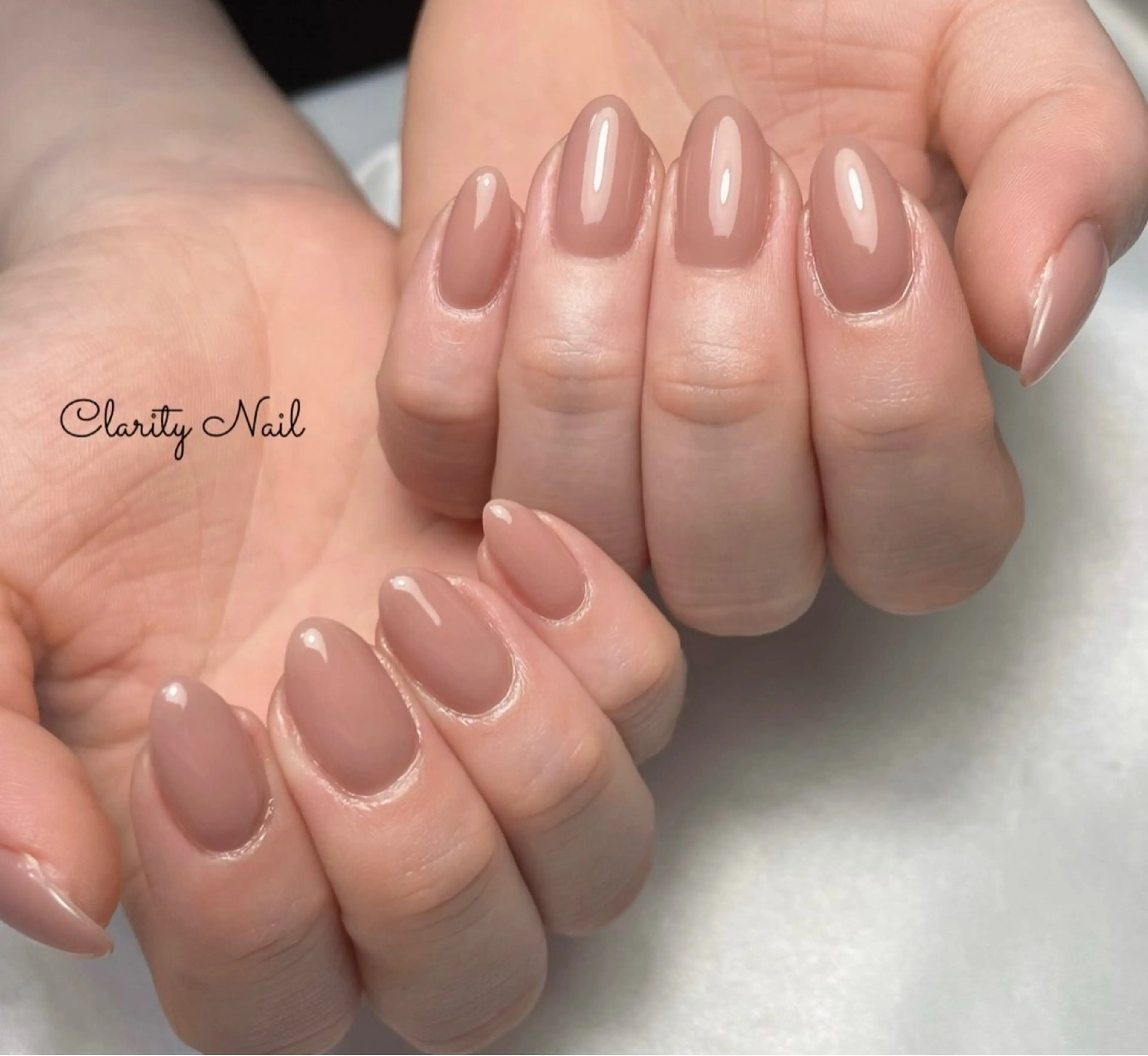 ネイル ワンカラーネイル ハンドネイル Clarity Nailのネイルデザイン