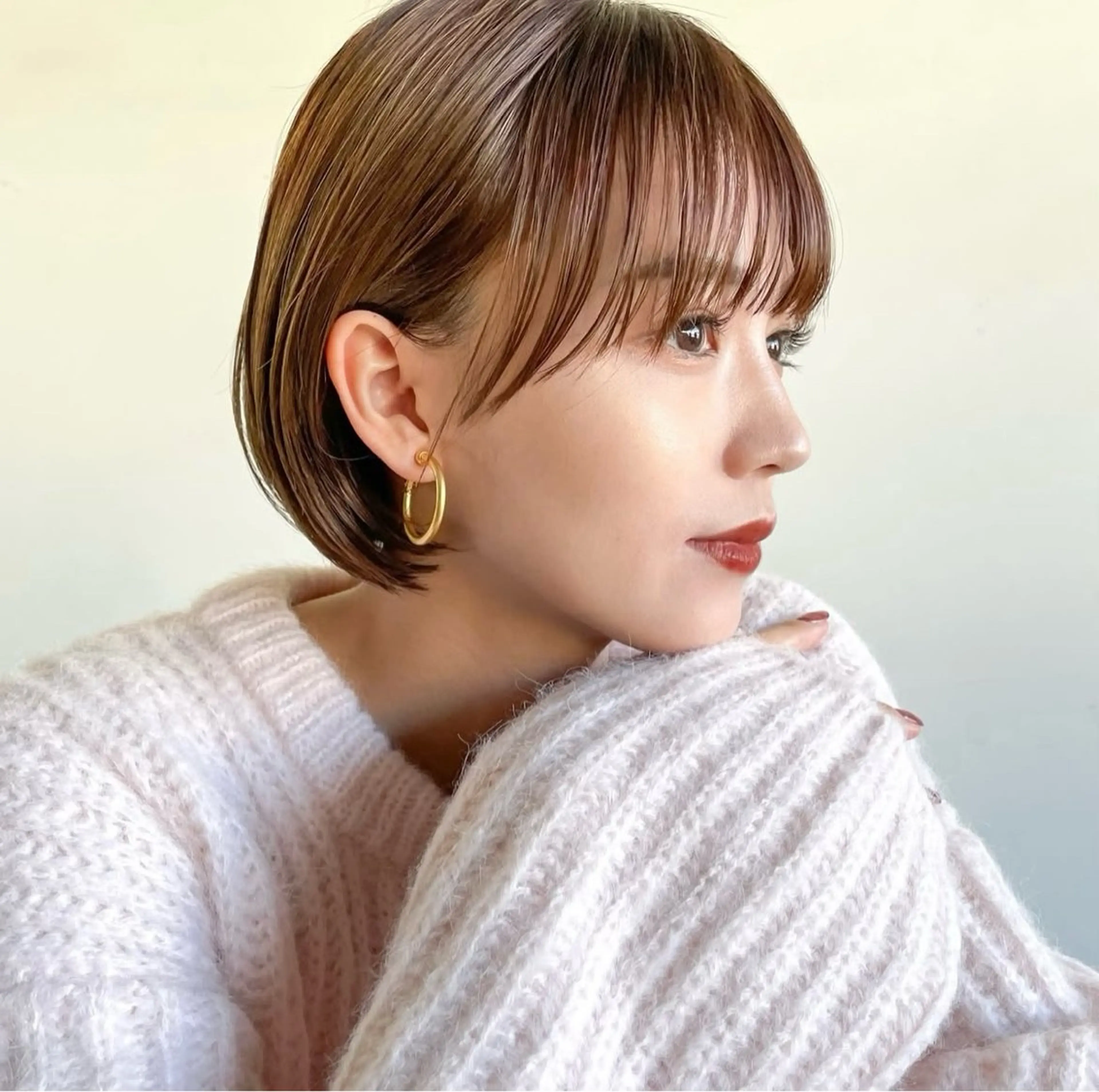 ショート 似合わせカット ショートヘア トリートメント ミディアムヘア Chifumiのヘアスタイル