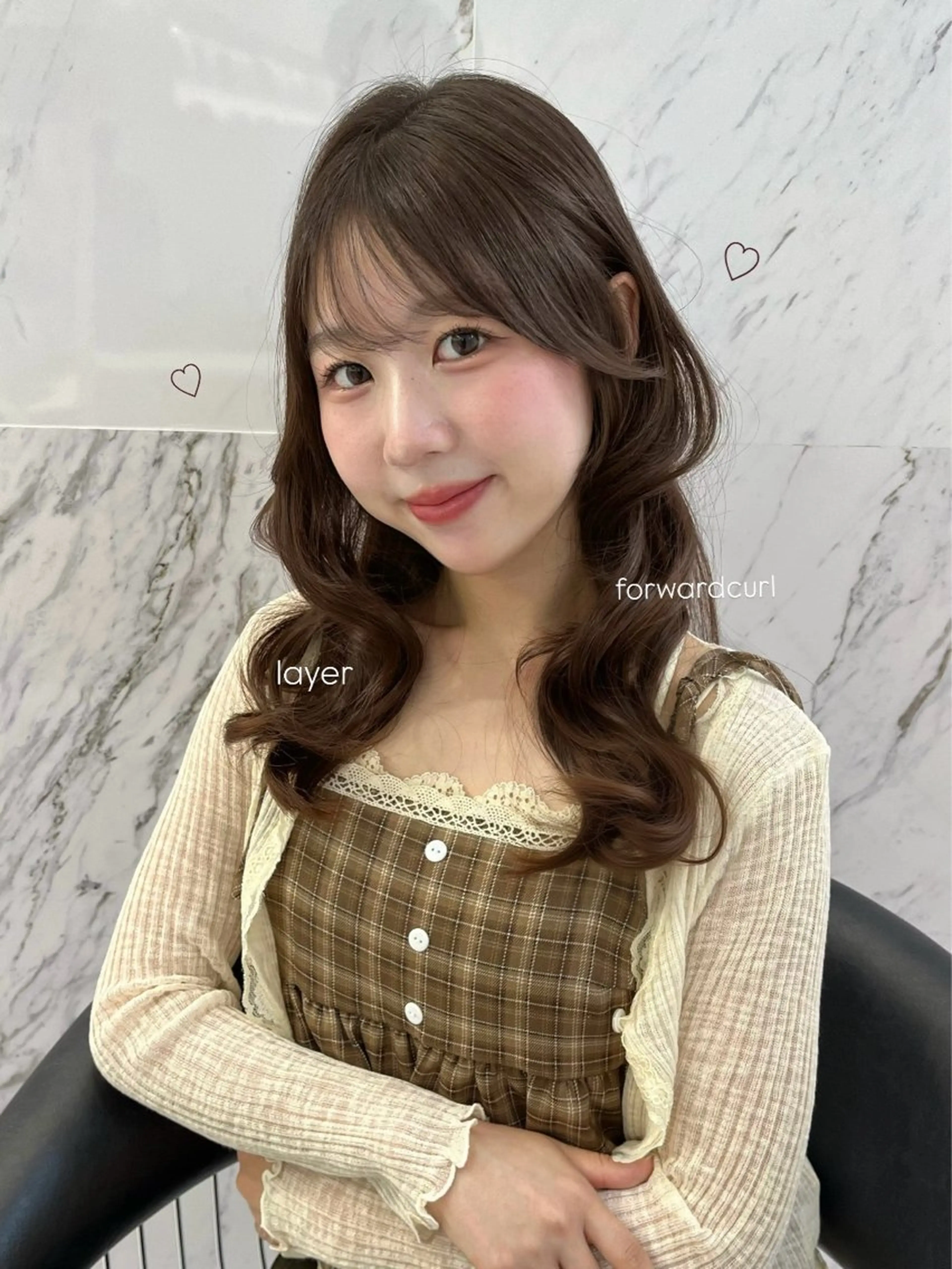 ロング カラー ParveMix ♡白神みやびのヘアスタイル