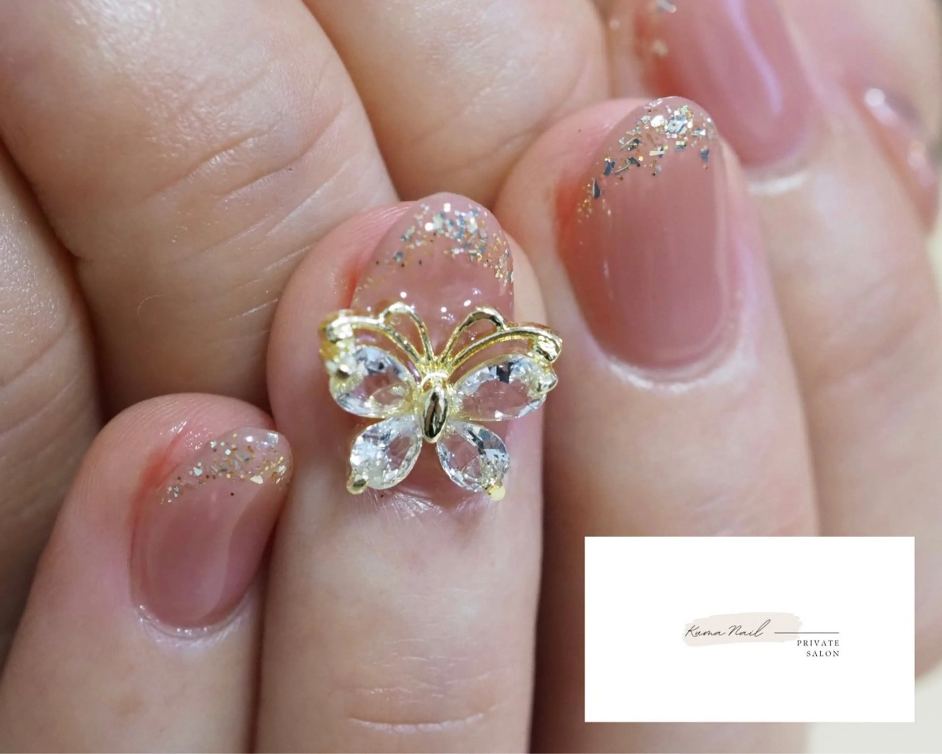 ネイル ジェルネイル パラジェル シンプルネイル 藤が丘/守山/長久手 Kuma Nailのネイルデザイン