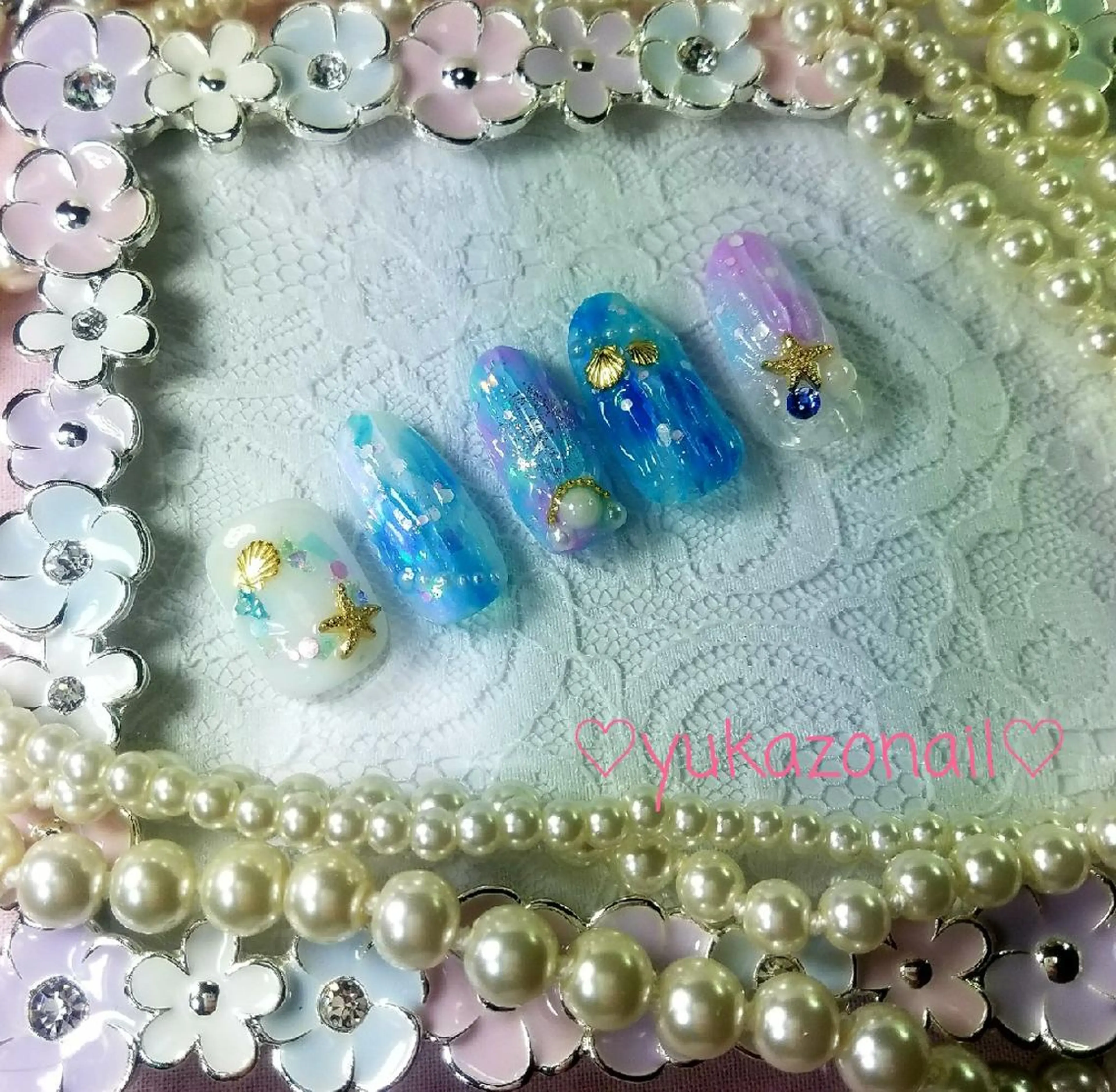 ネイル ネイルチップ nail atelier yuka所属・❤ yuka❤のネイルデザイン