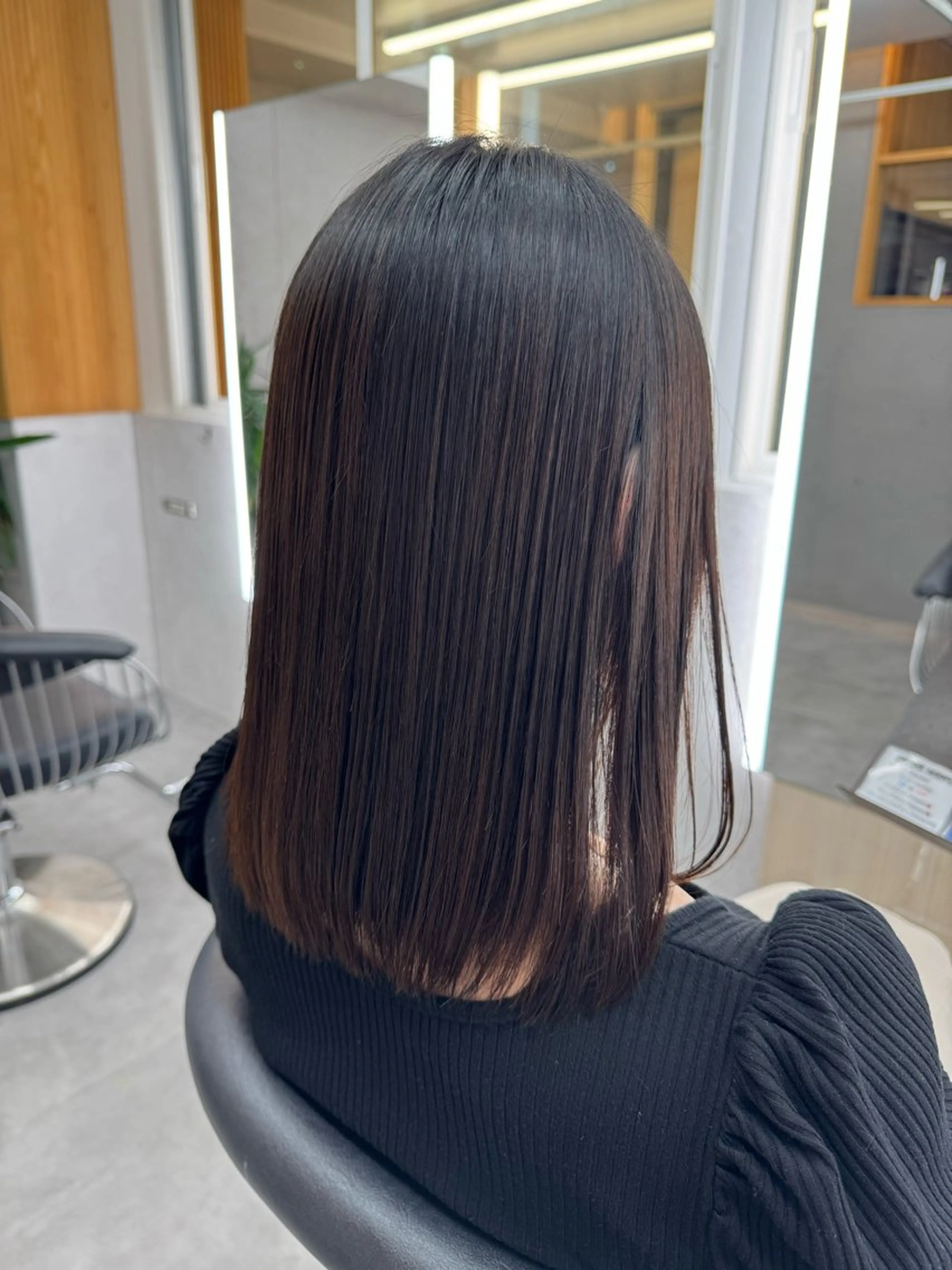 ミディアム カット 縮毛矯正 トリートメント 【カラー/髪質改善】 今野寛己のヘアスタイル
