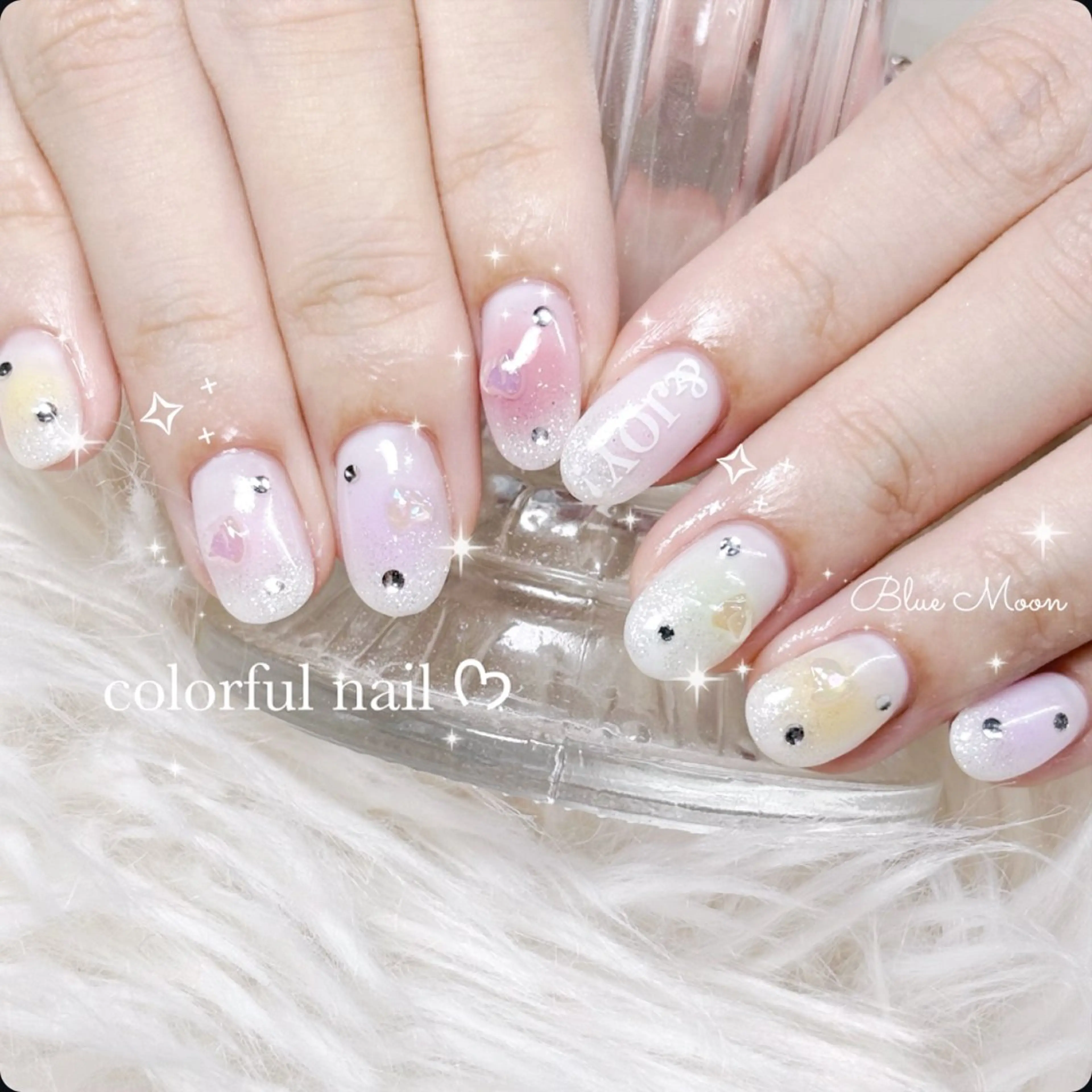 ネイル ハンドネイル フットネイル ハンドケア nail salon Blue Moonのネイルデザイン