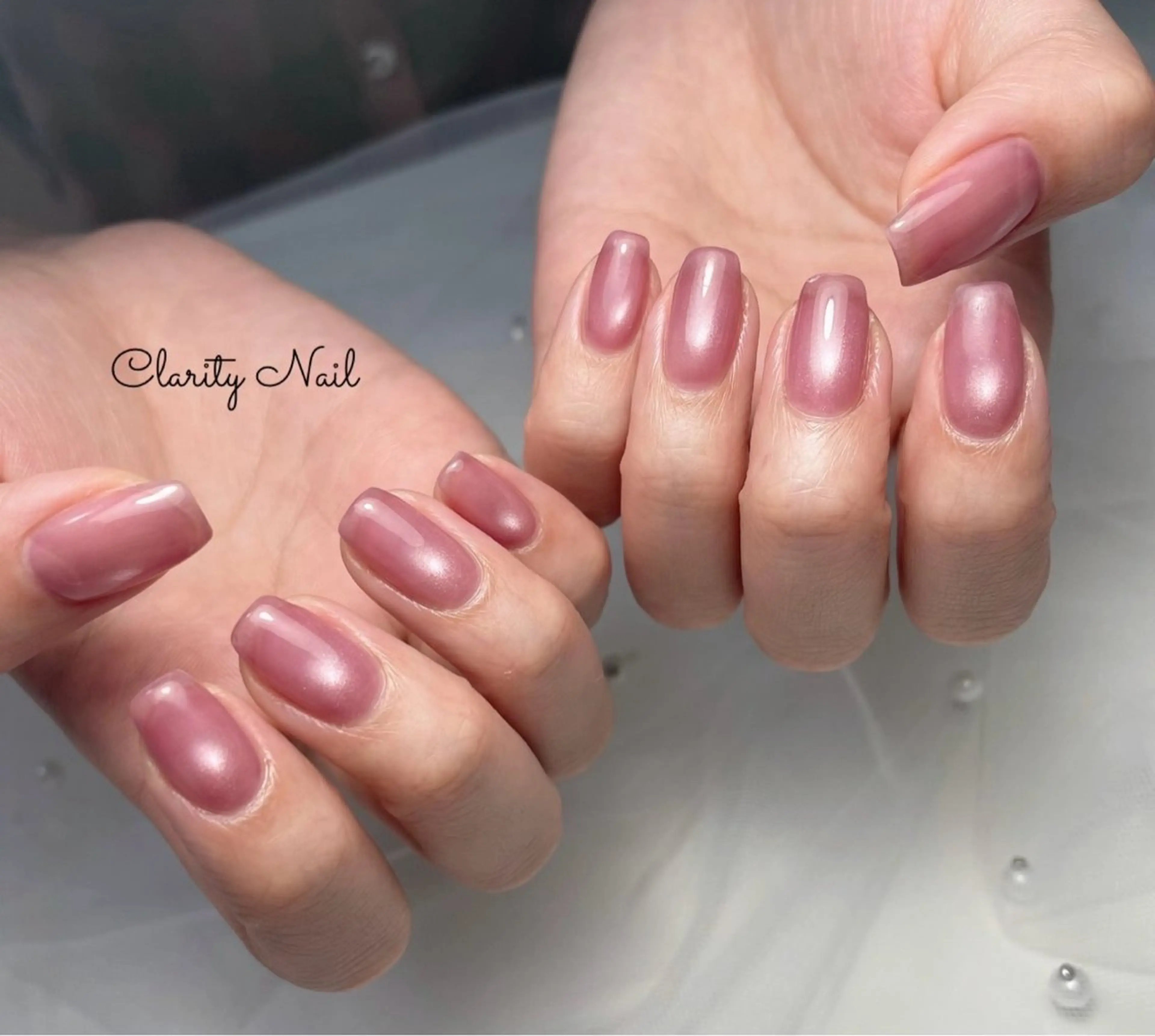 ネイル ワンカラーネイル ハンドネイル Clarity Nailのネイルデザイン