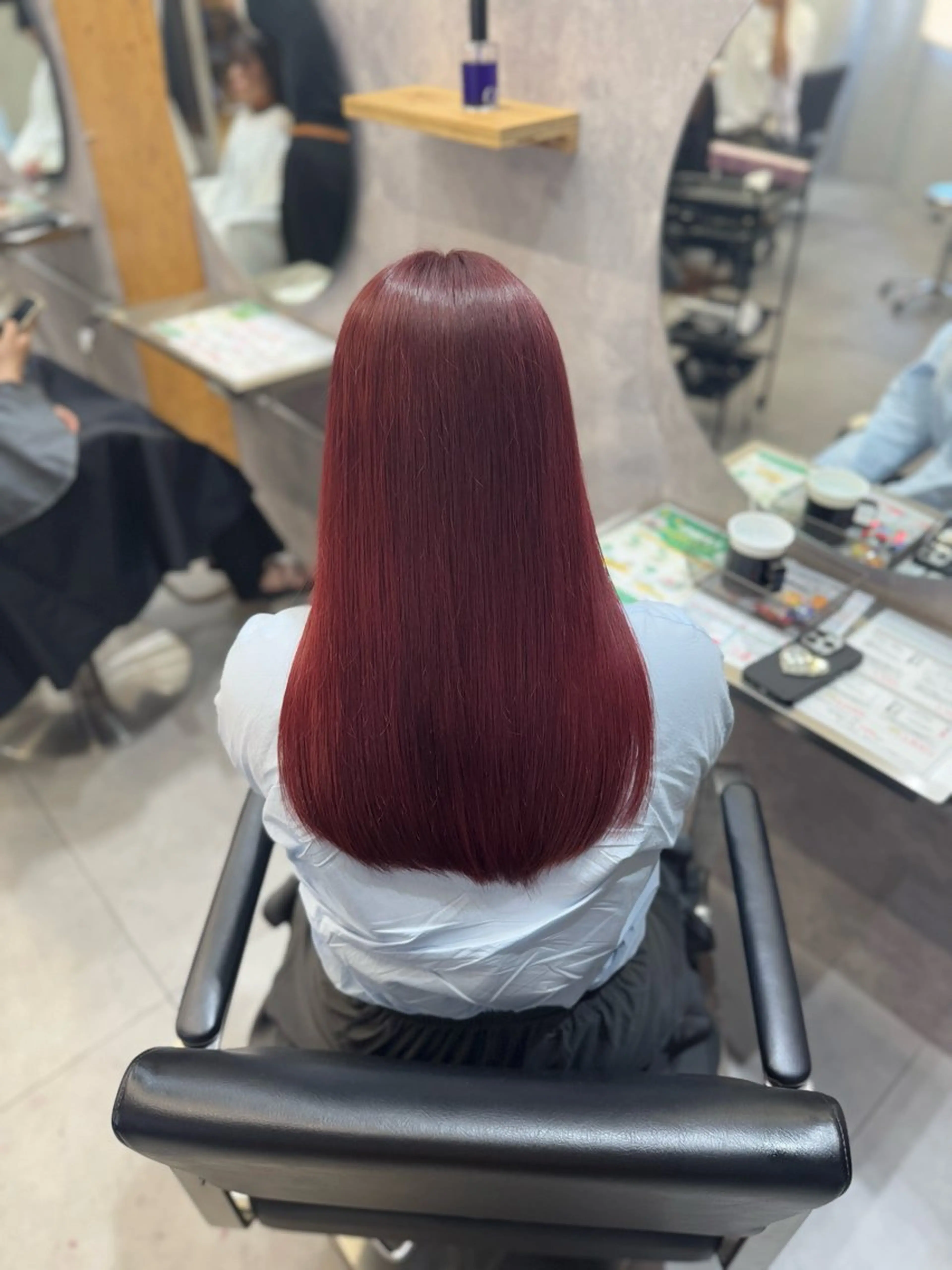 カラー ブリーチ ケアブリーチ ヘアカラー トリートメント NAO/暖色カラー /ベージュカラーのヘアスタイル