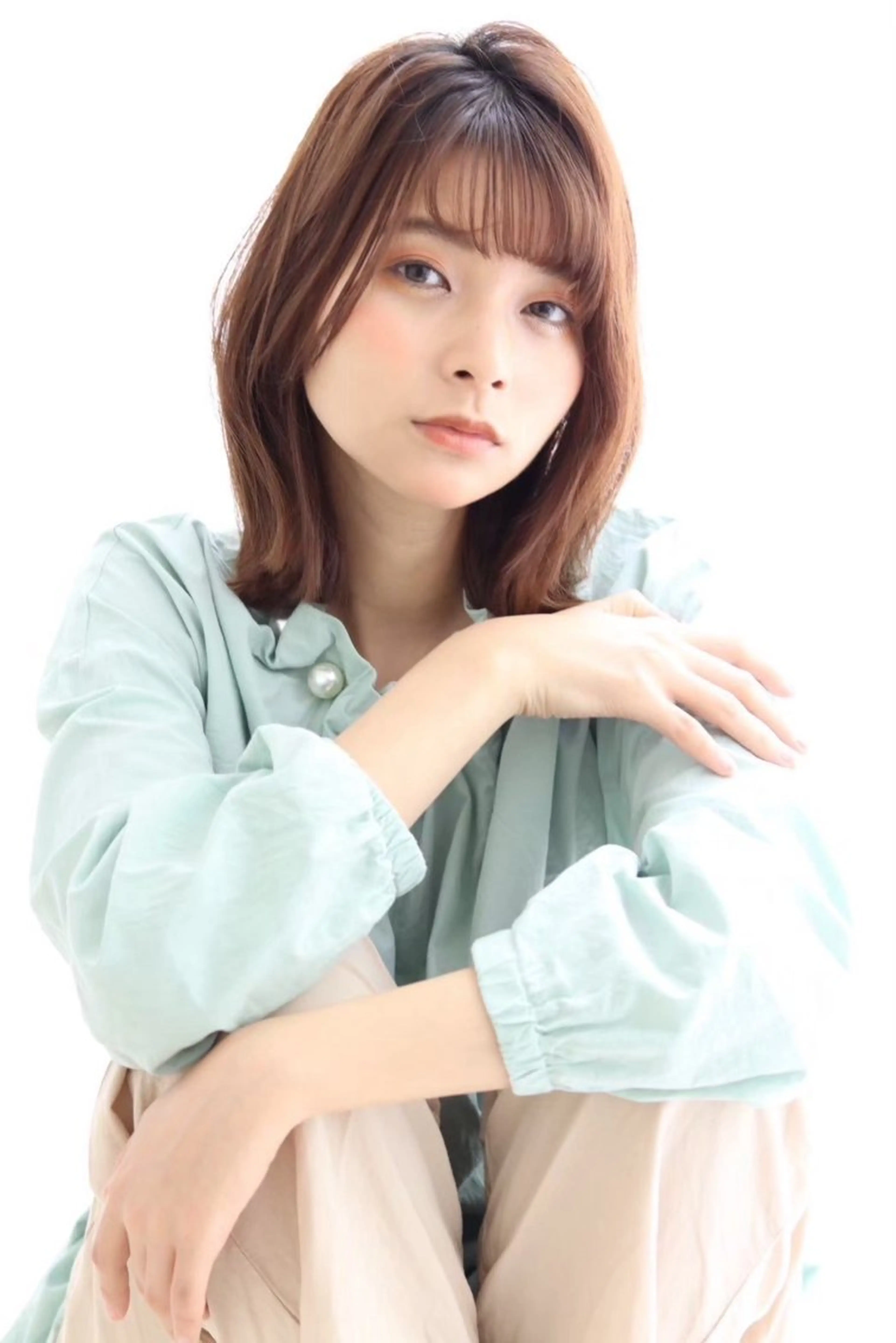 ミディアム albero🧸 🌳鈴木遥菜のヘアスタイル