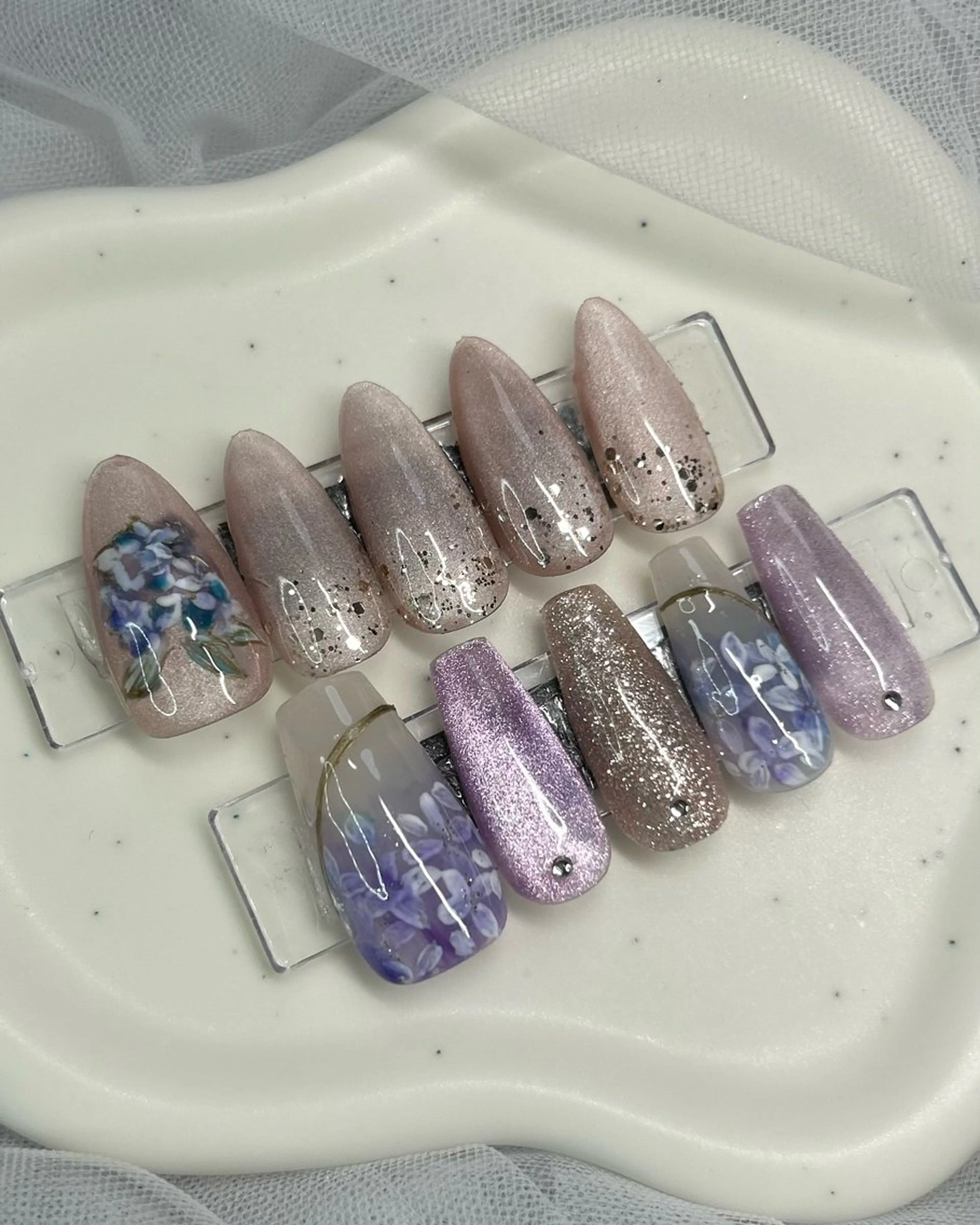 ネイル アートネイル ハンドネイル ten nail salon　かえでのネイルデザイン