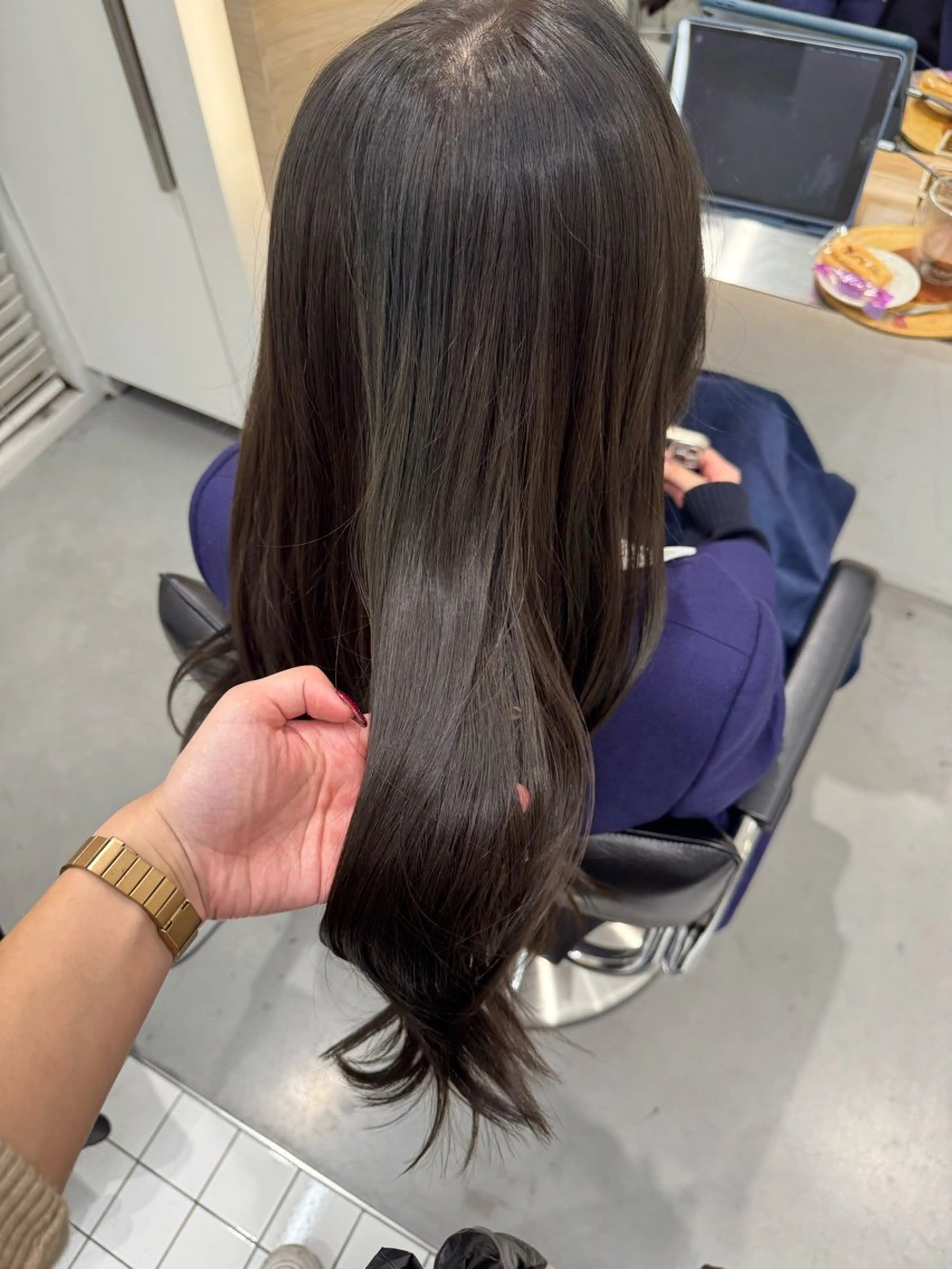 カラー ヘアカラー ナカバチ ユイ🌼 Rizm greenのヘアスタイル