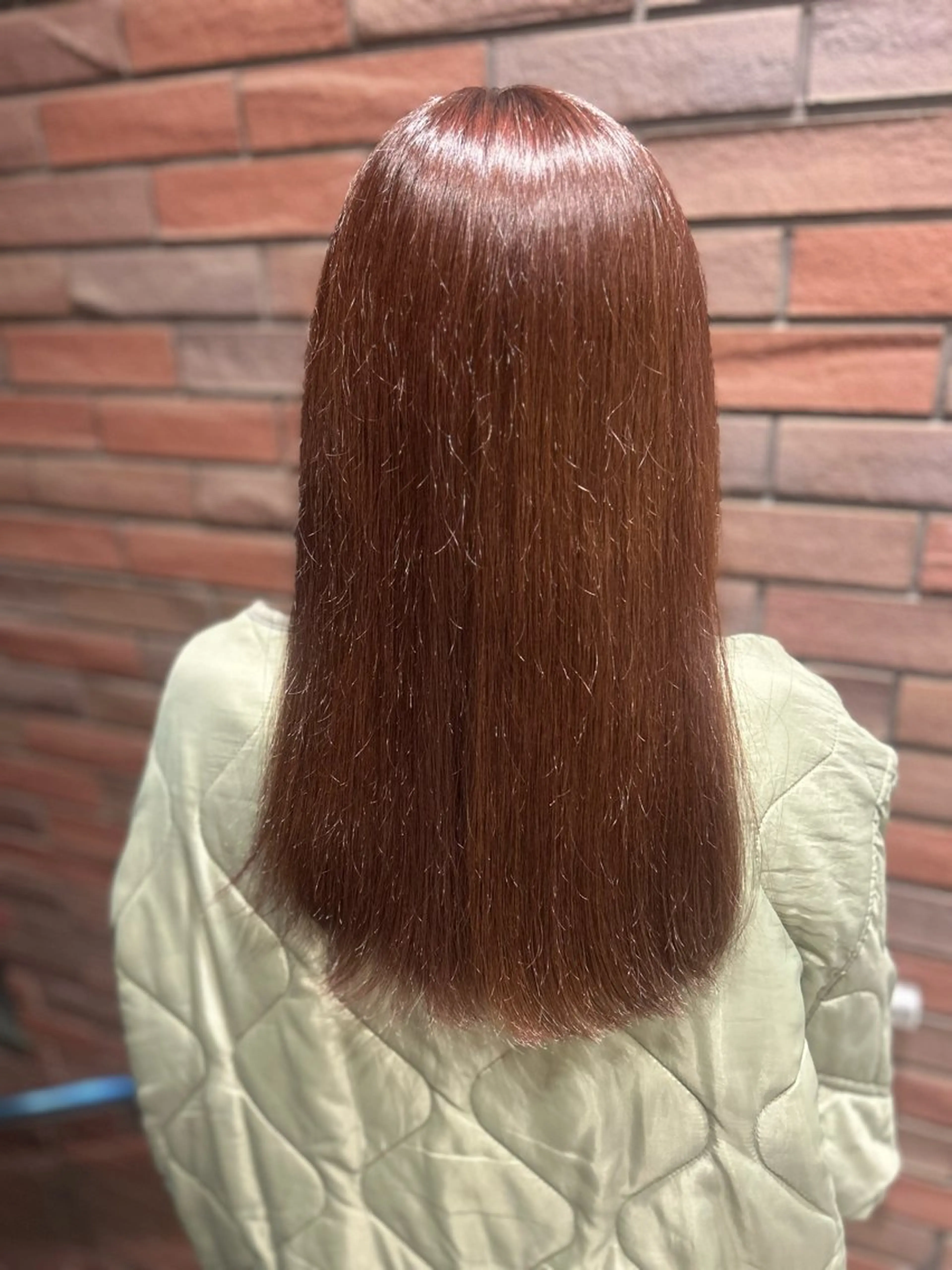 カラー ブラウンカラー ピンクカラー ヘアカラー トリートメント 隈園 菜々美のヘアスタイル