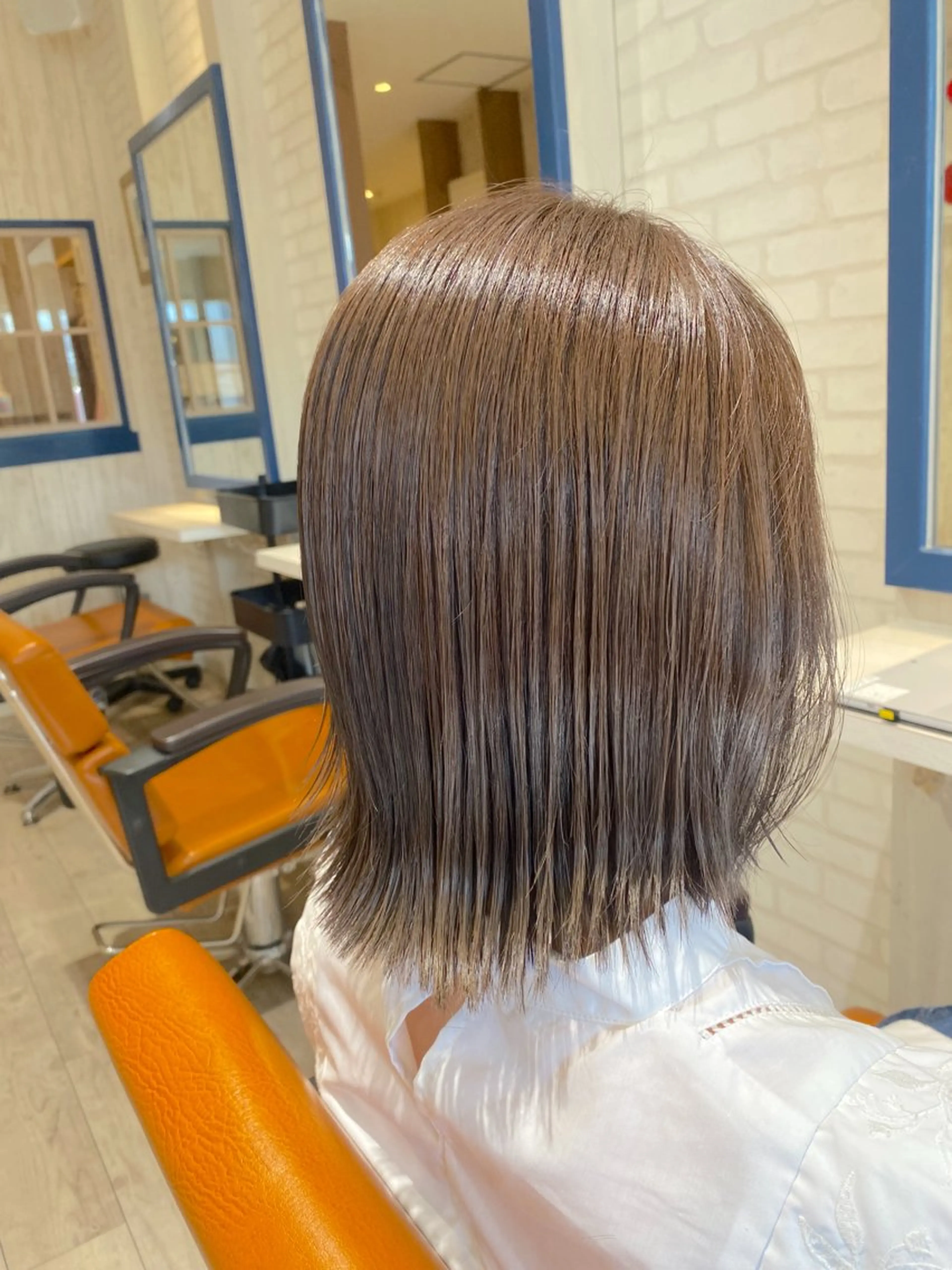 ミディアム 小島あゆ美/髪質改善 /縮毛矯正/ケラコラのヘアスタイル