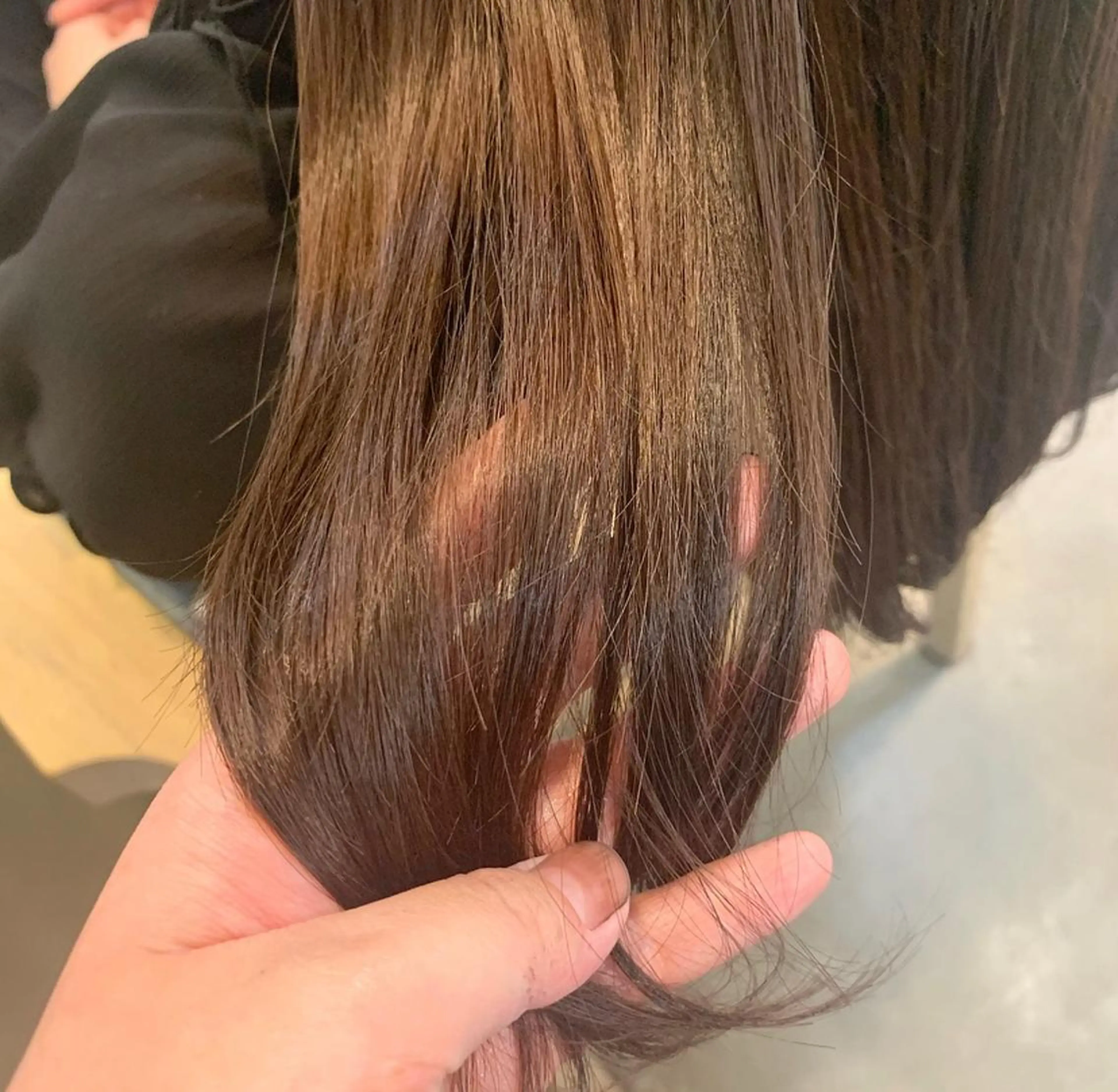 ロング ヘアカラー mizuho🐈⬛ 艶髪¦ダークトーンのヘアスタイル