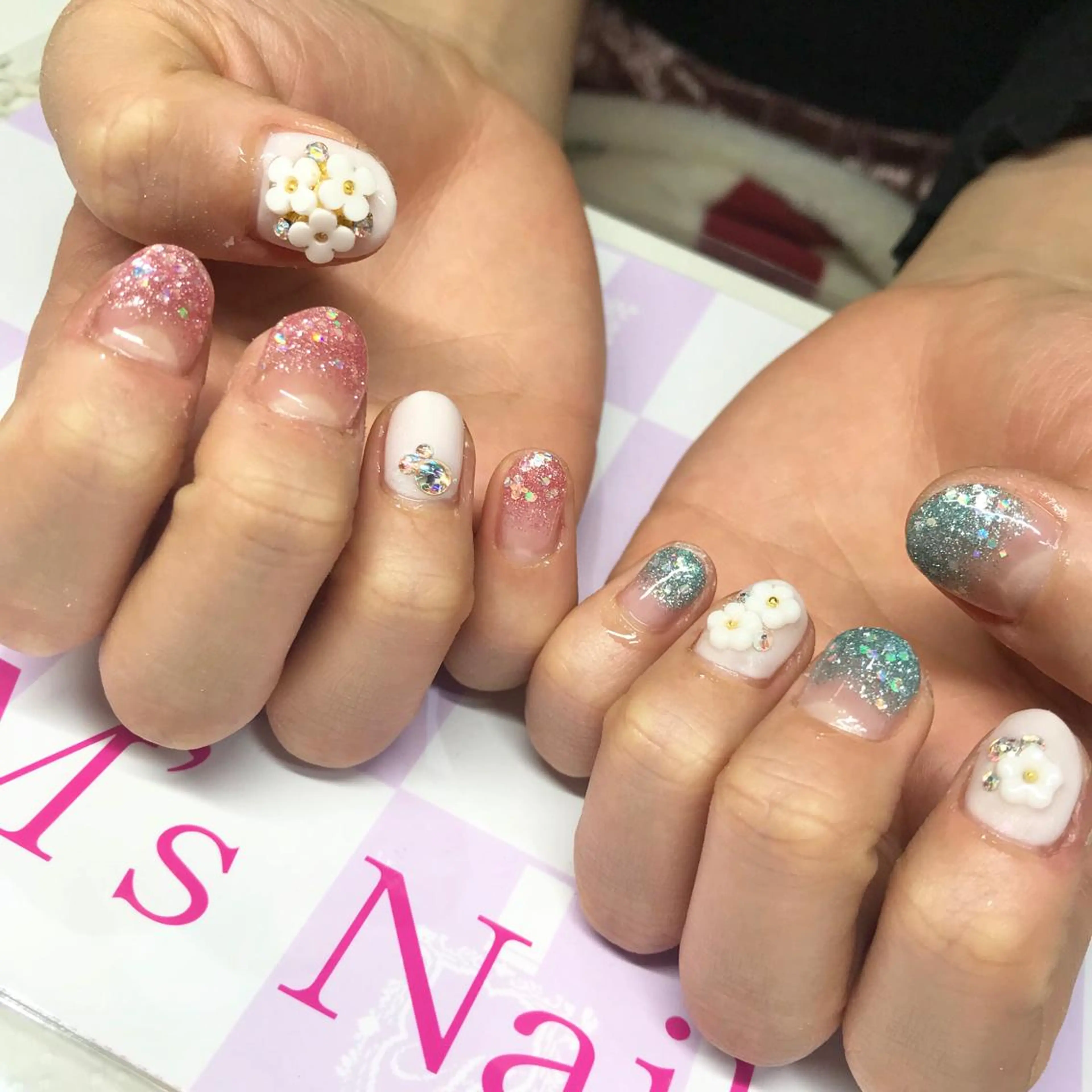 ネイル グラデーション ラメ(グリッター) ラメグラデーション M's nail所属・M's nail ..のネイルデザイン