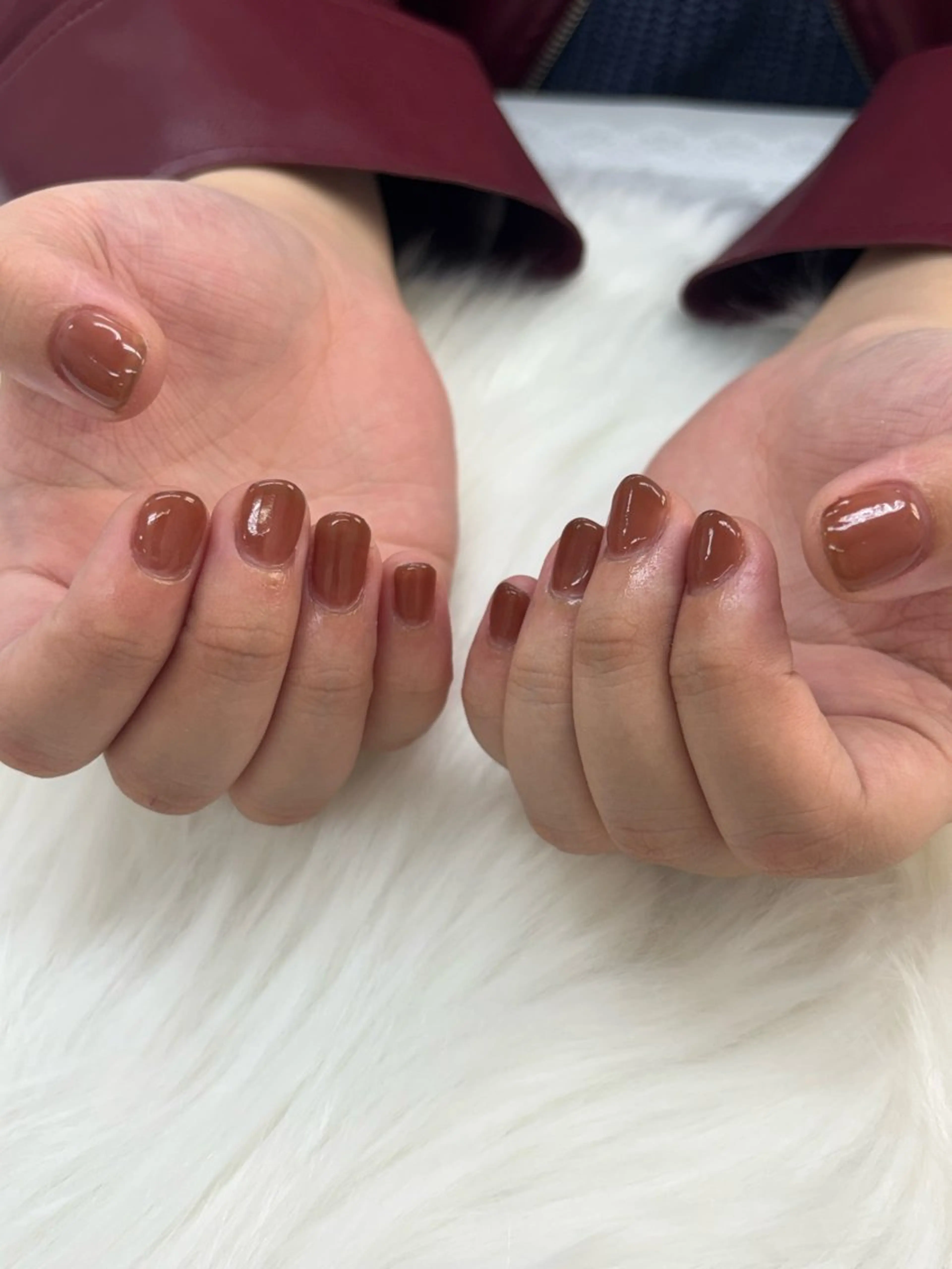 ネイル ワンカラーネイル アンベリール所属・アンベリール FUJIOKAのネイルデザイン