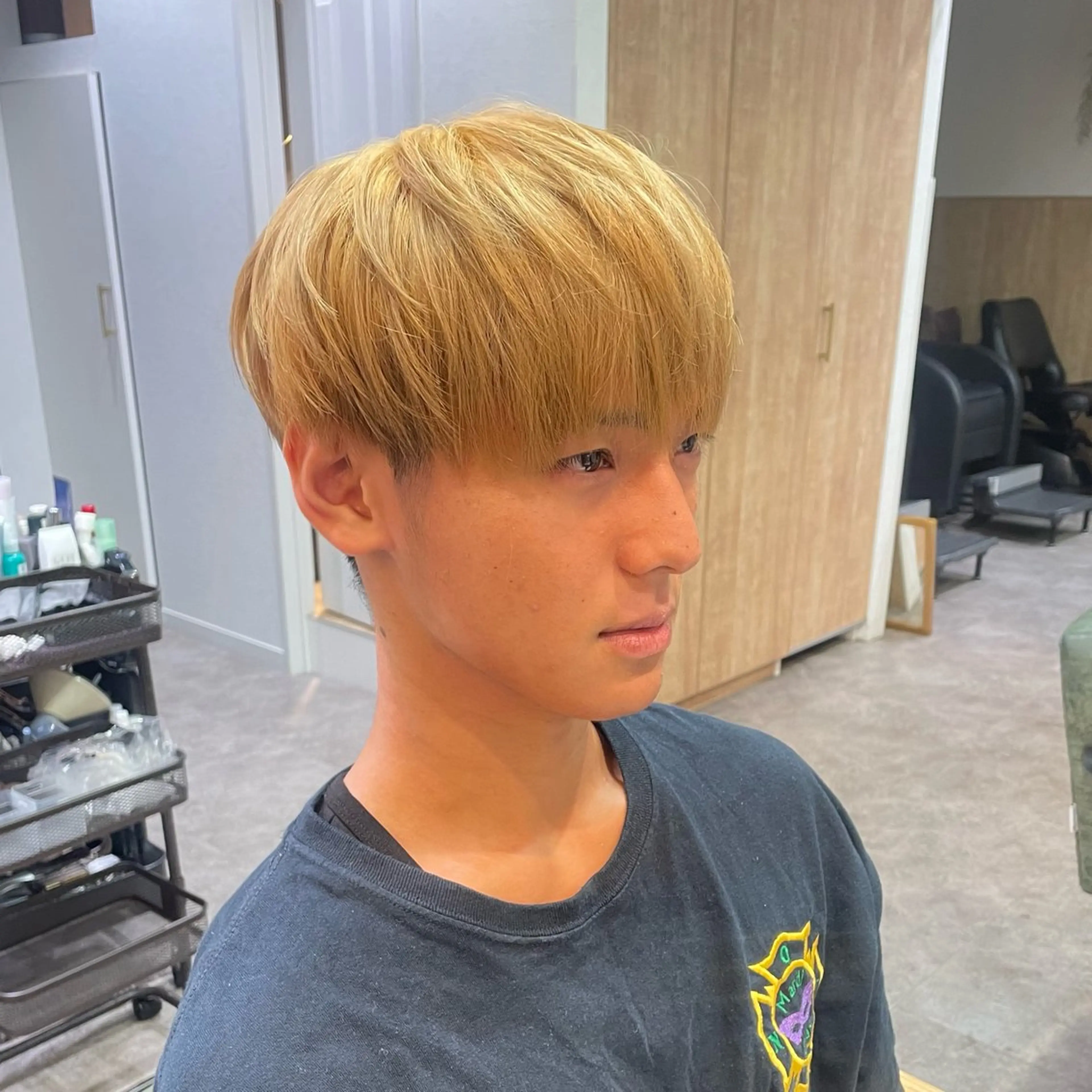 メンズ 透明感 カラー 艶髪 縮毛矯正🫒airiのヘアスタイル