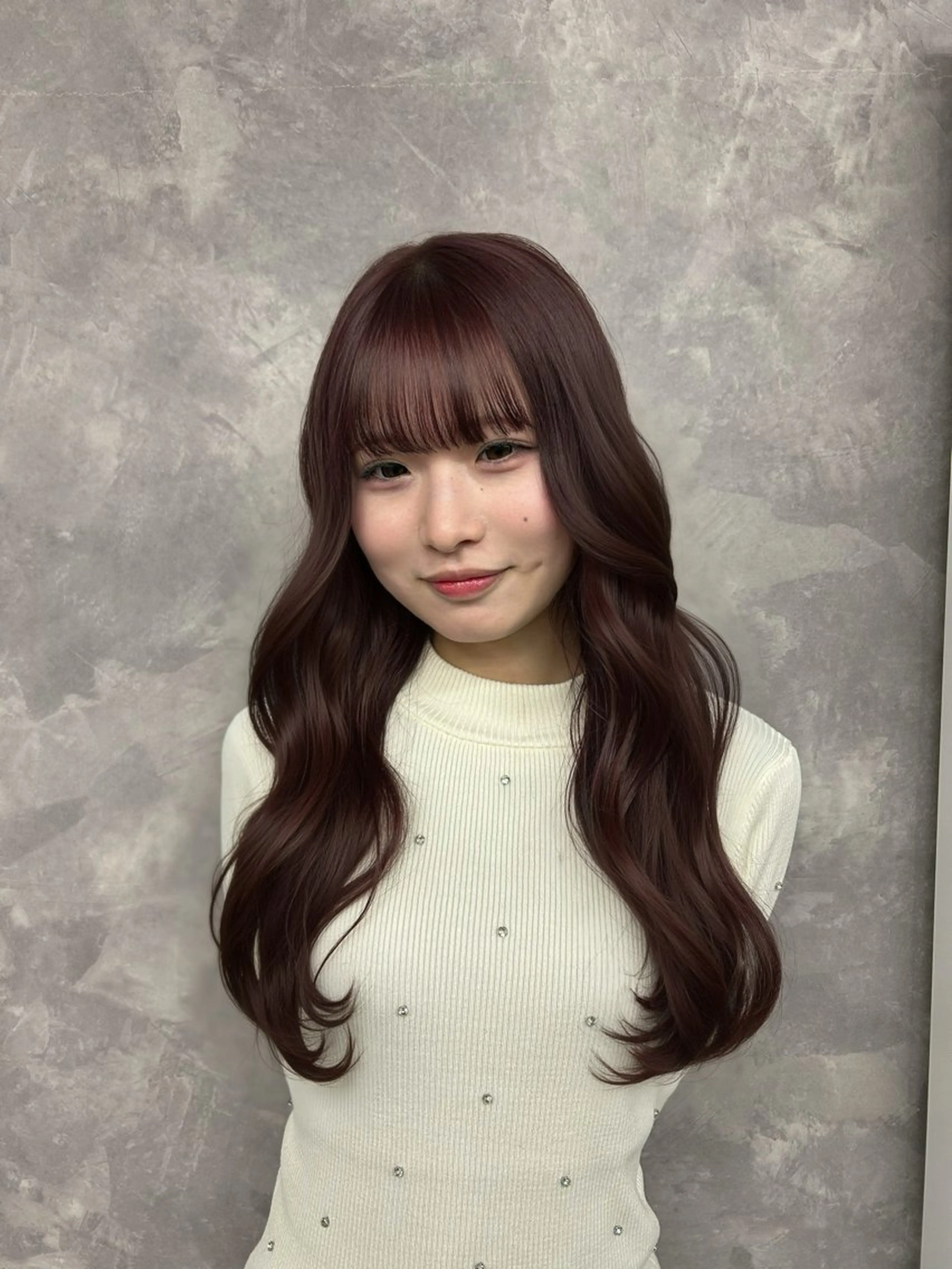 ロング カラー ヘアカラー トリートメント 🧃暖色カラー/🪷 アレンジ/ yunaのヘアスタイル