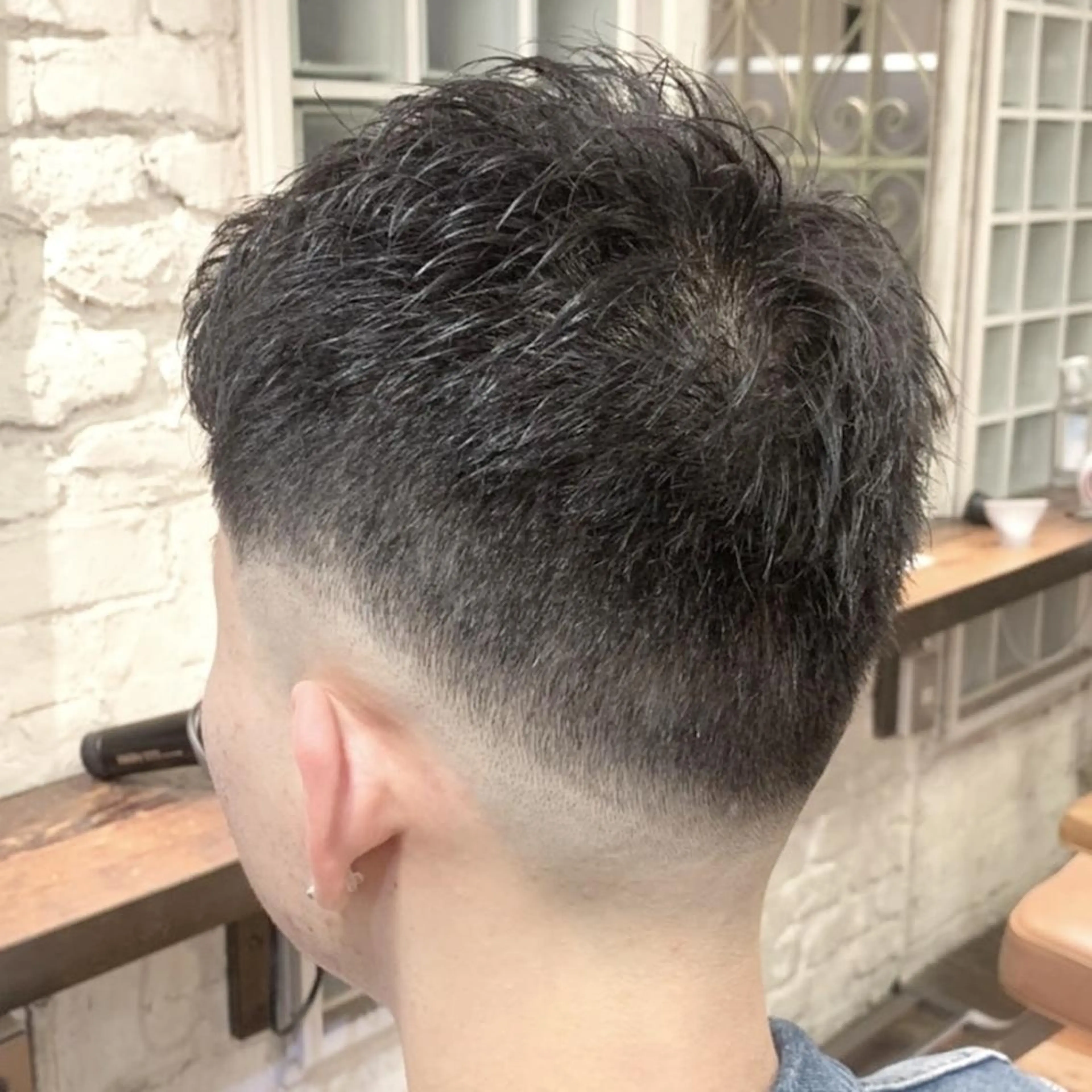 ショート メンズ カット Hair make ONE  008所属・メンズ/フェード/ バーバー/盛山大地のヘアスタイル