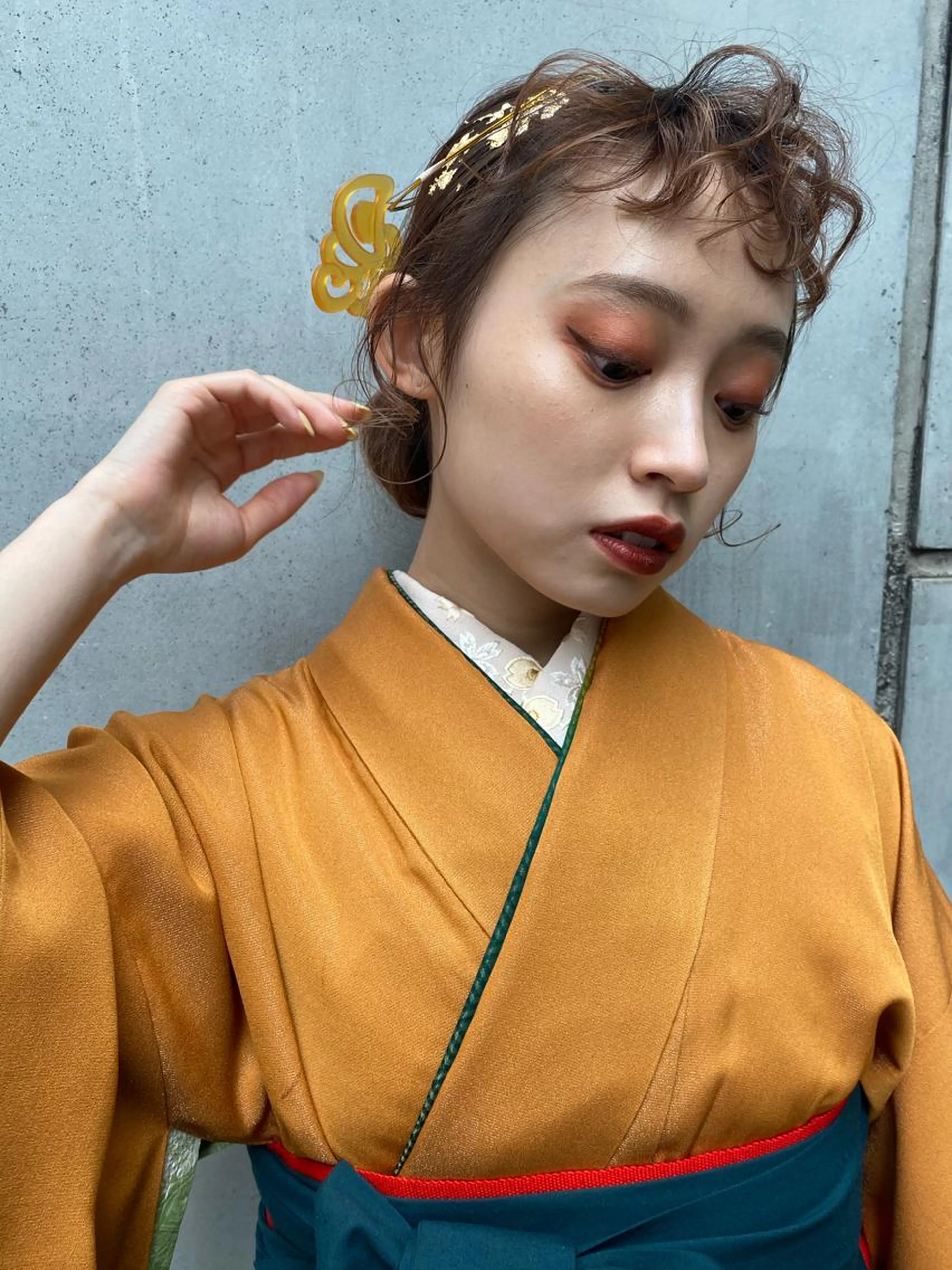 袴着付け＋ヘアセットの写真