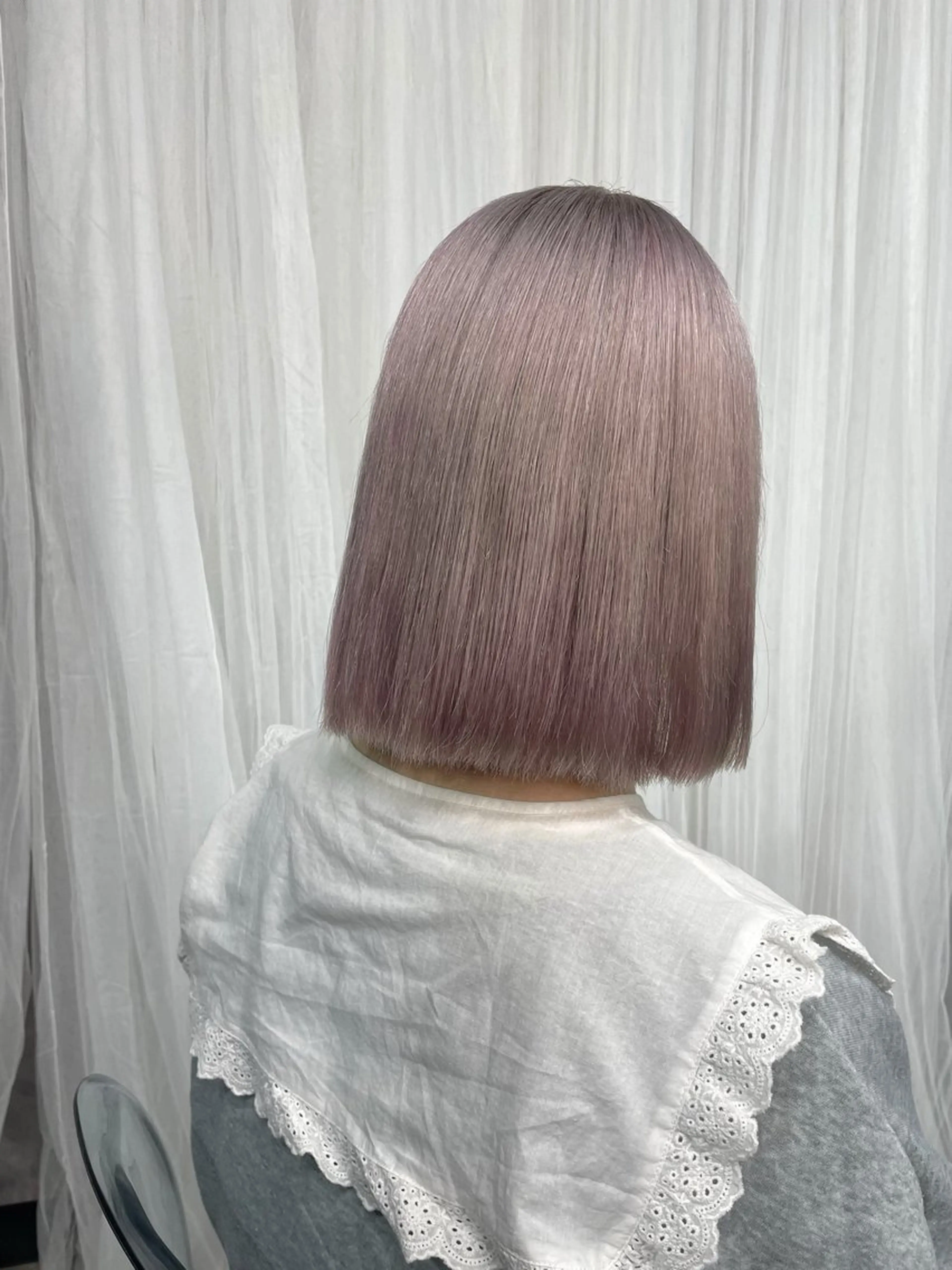 ミディアム ヘアカラー トリートメント 手塚 由佳のヘアスタイル