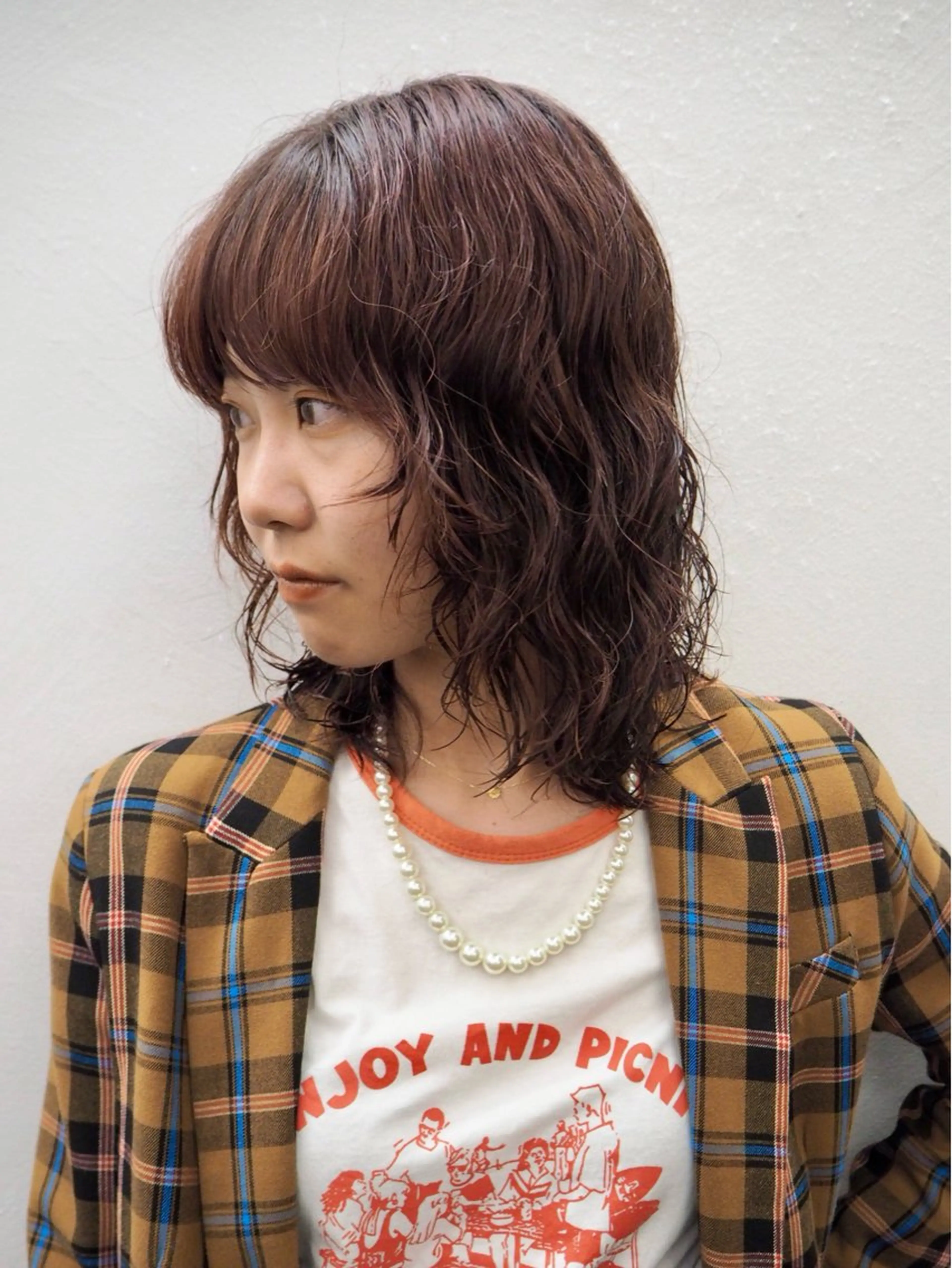 ミディアム パーマ カット パーマ トリートメント Paddle所属・似合わせレイヤー/ レイヤーパーマ/高倉のヘアスタイル