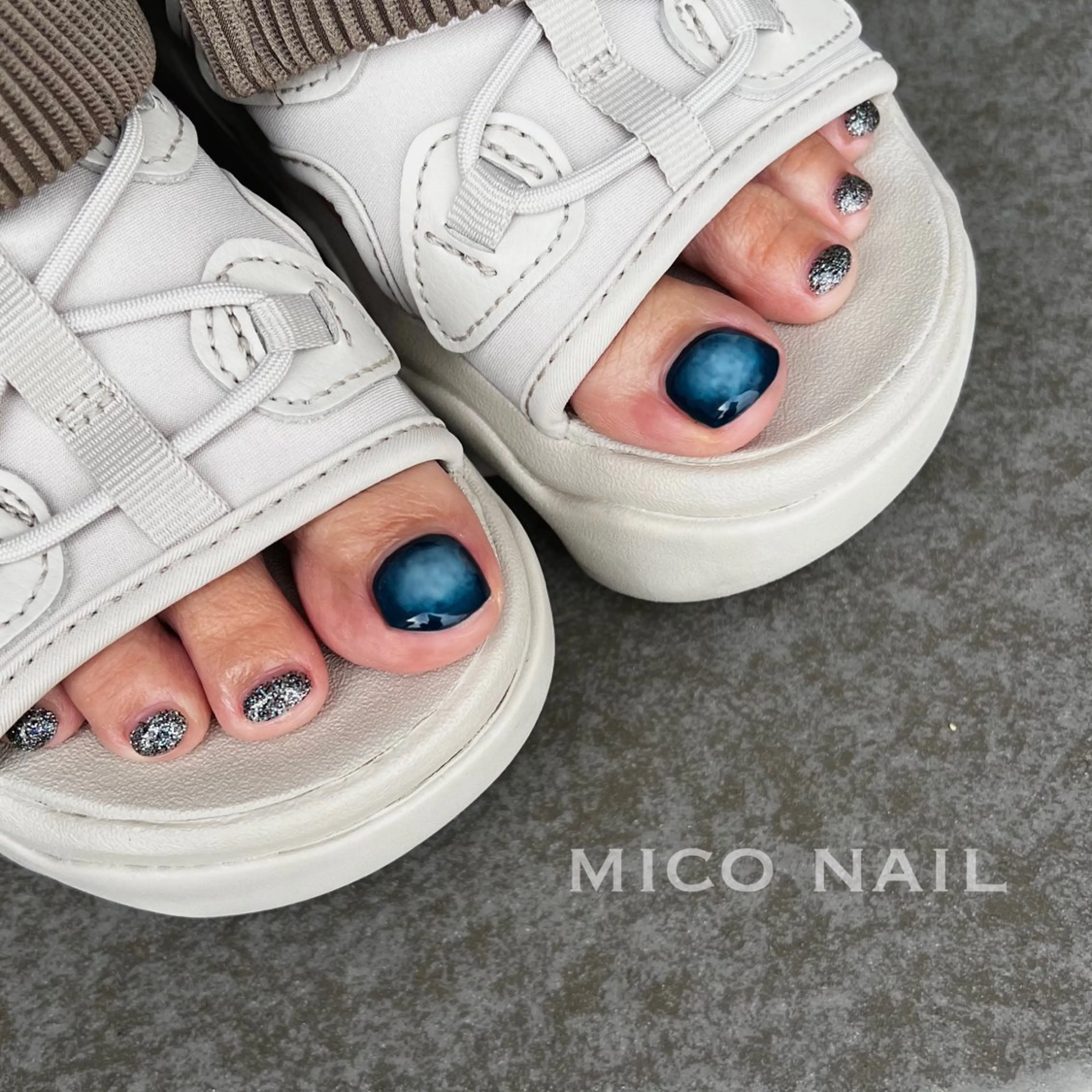 ネイル フットネイル mico nailのネイルデザイン
