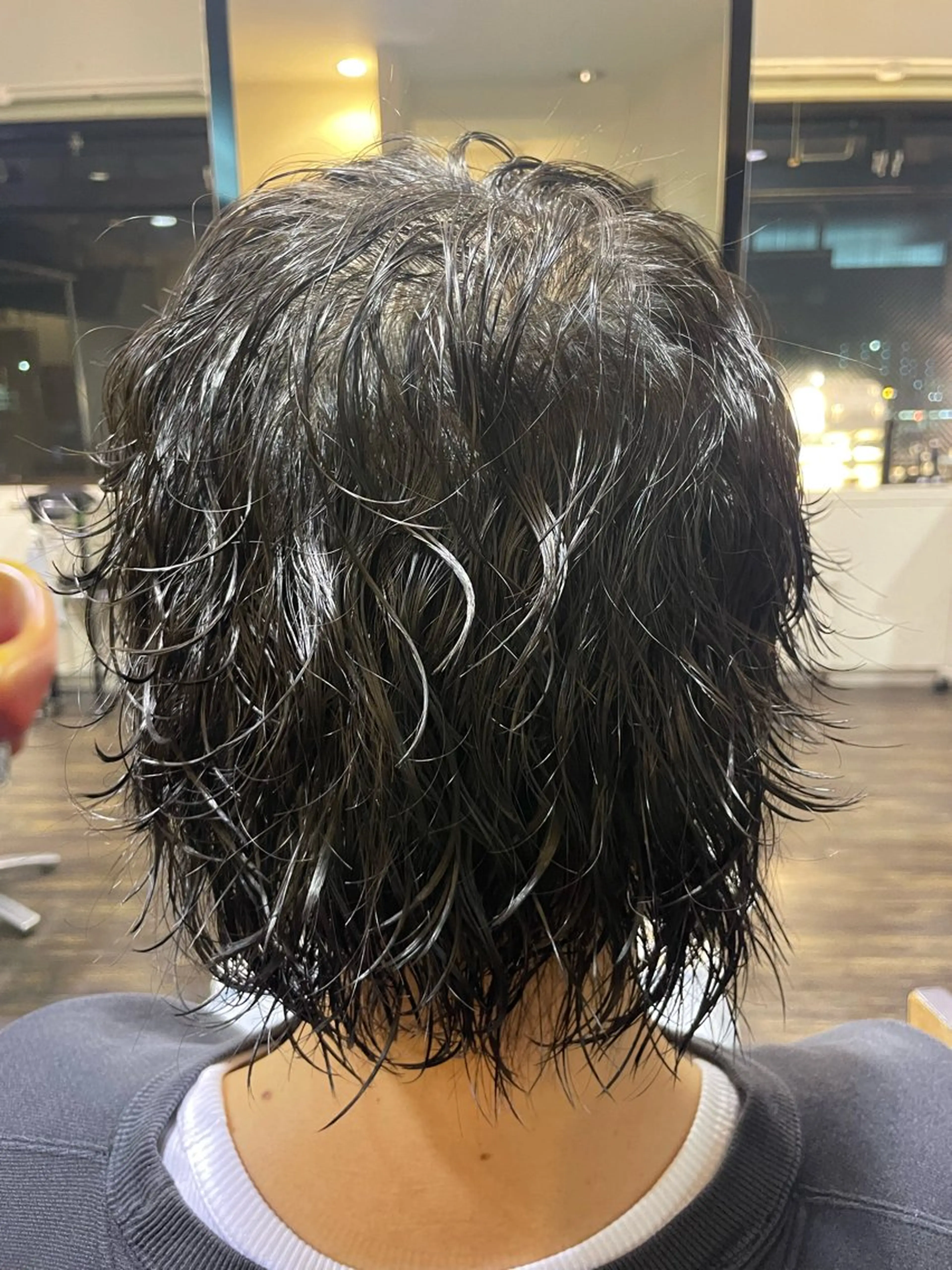 パーマ ウルフカット カット パーマ 佐藤 綾郁のヘアスタイル