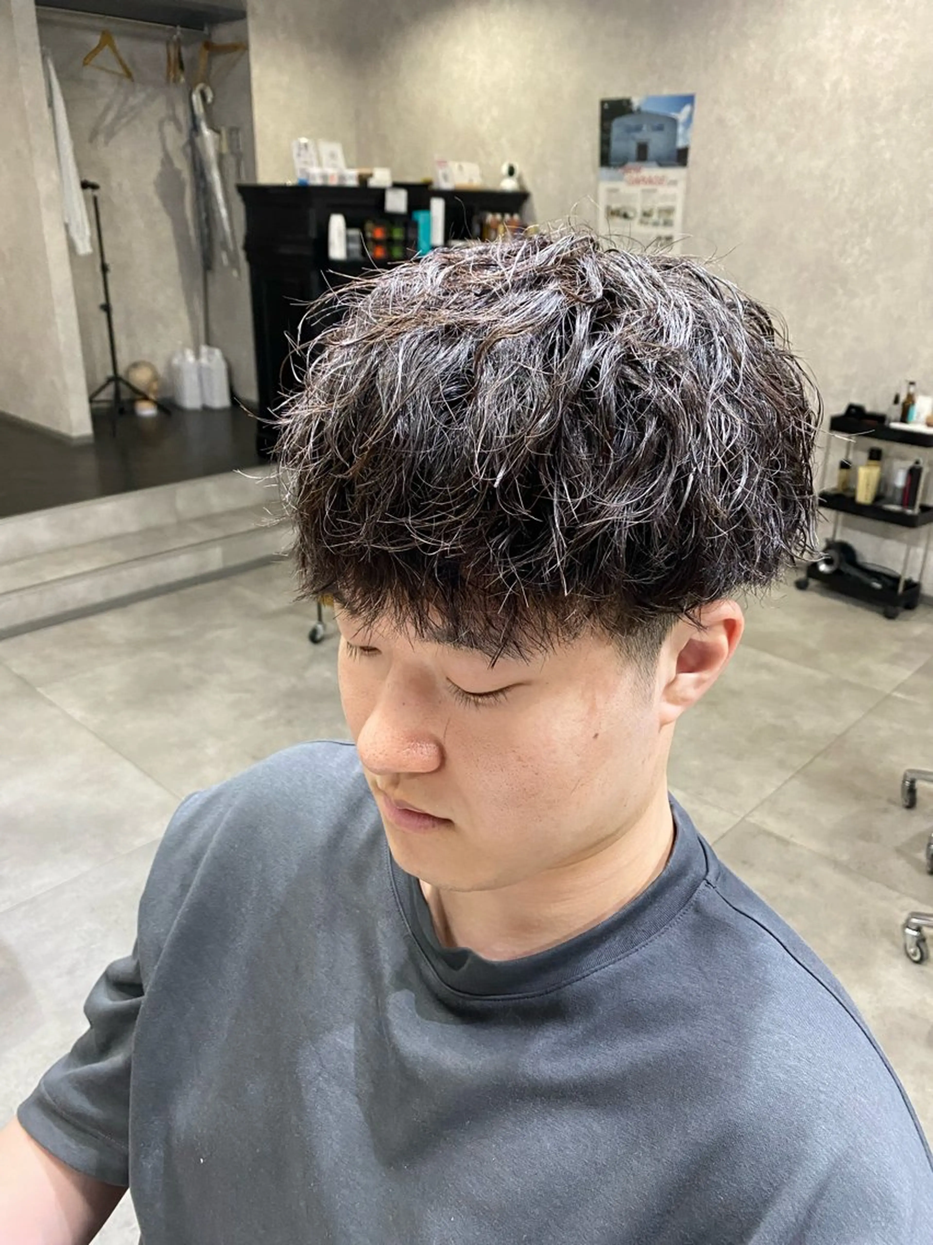 パーマ メンズ メンズパーマ ツイストスパイラルパーマ スパイラルパーマ 【メンズ専門】中本 翔大のヘアスタイル