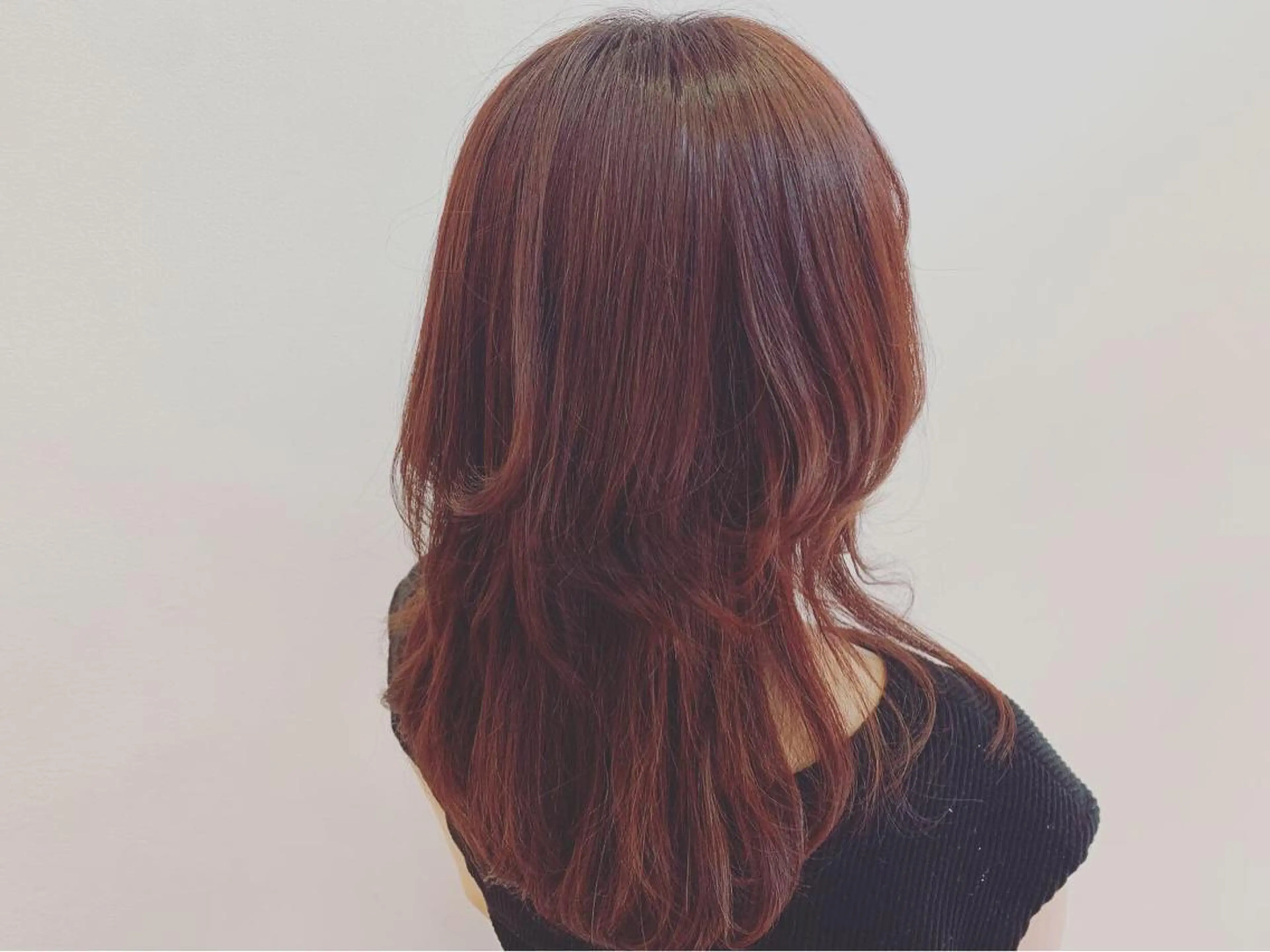 ミディアム カラー カット ヘアカラー kawabe maikoのヘアスタイル