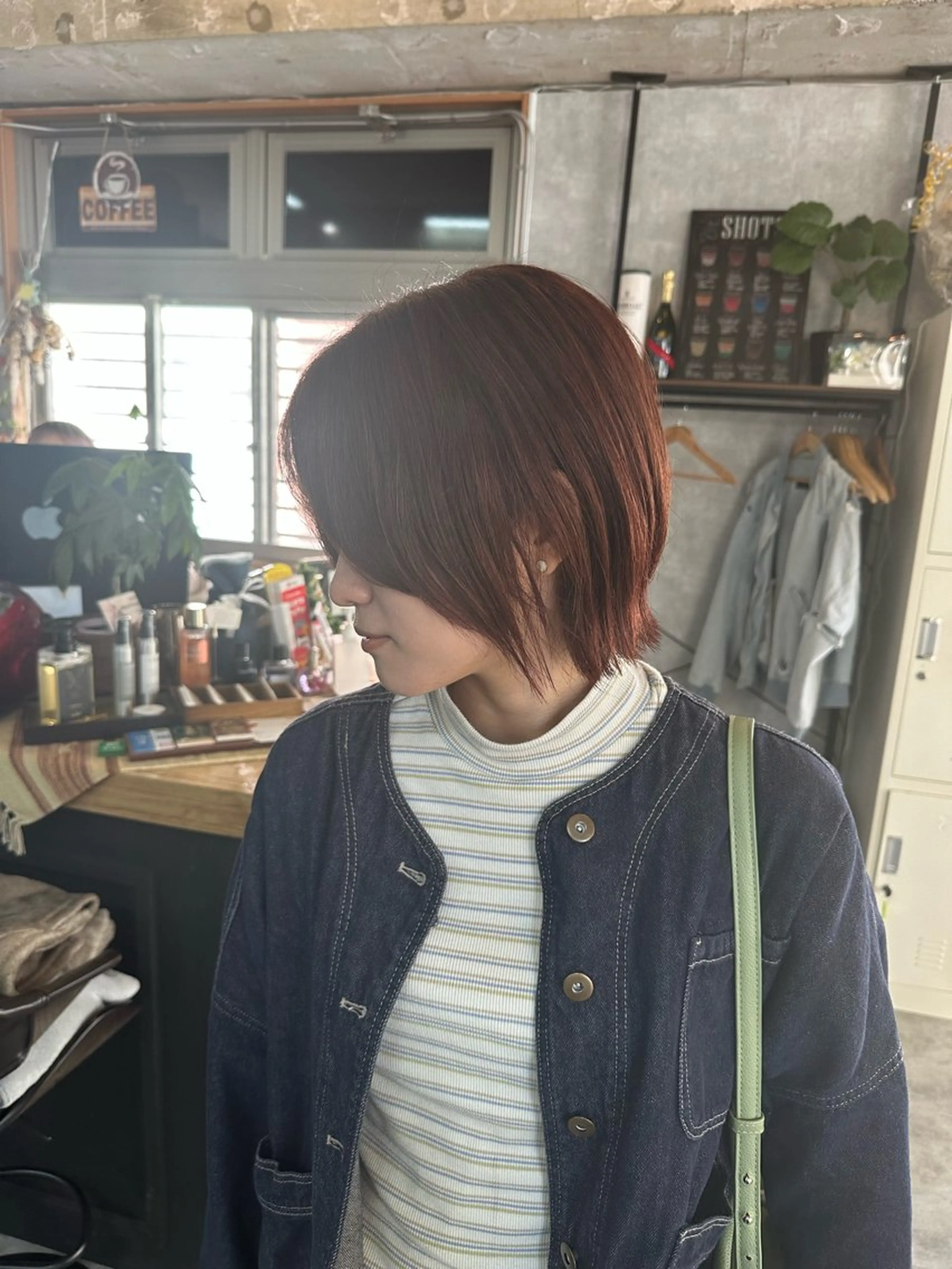 ショート 切りっぱなしボブ ショートボブ ハンサムショート 丸みショート ボブ カット ヘアカラー トリートメント C’LD hair  produce /シールドヘア所属・モテ髪/ボブ/ショー ト/アダチフウトのヘアスタイル