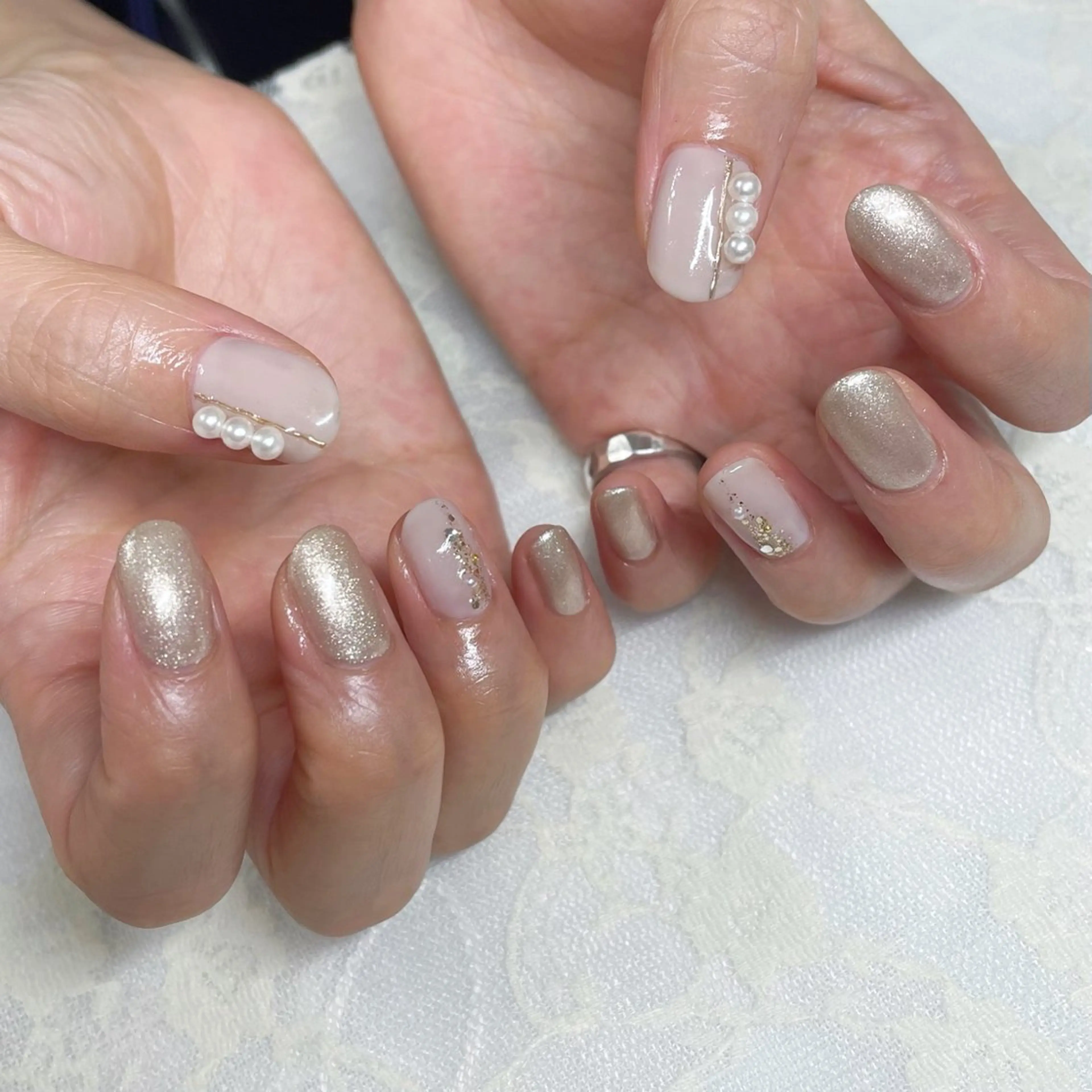 ☆1番人気☆定額シンプルアート【オフなし】/💅サンプルからお選びくださいの写真