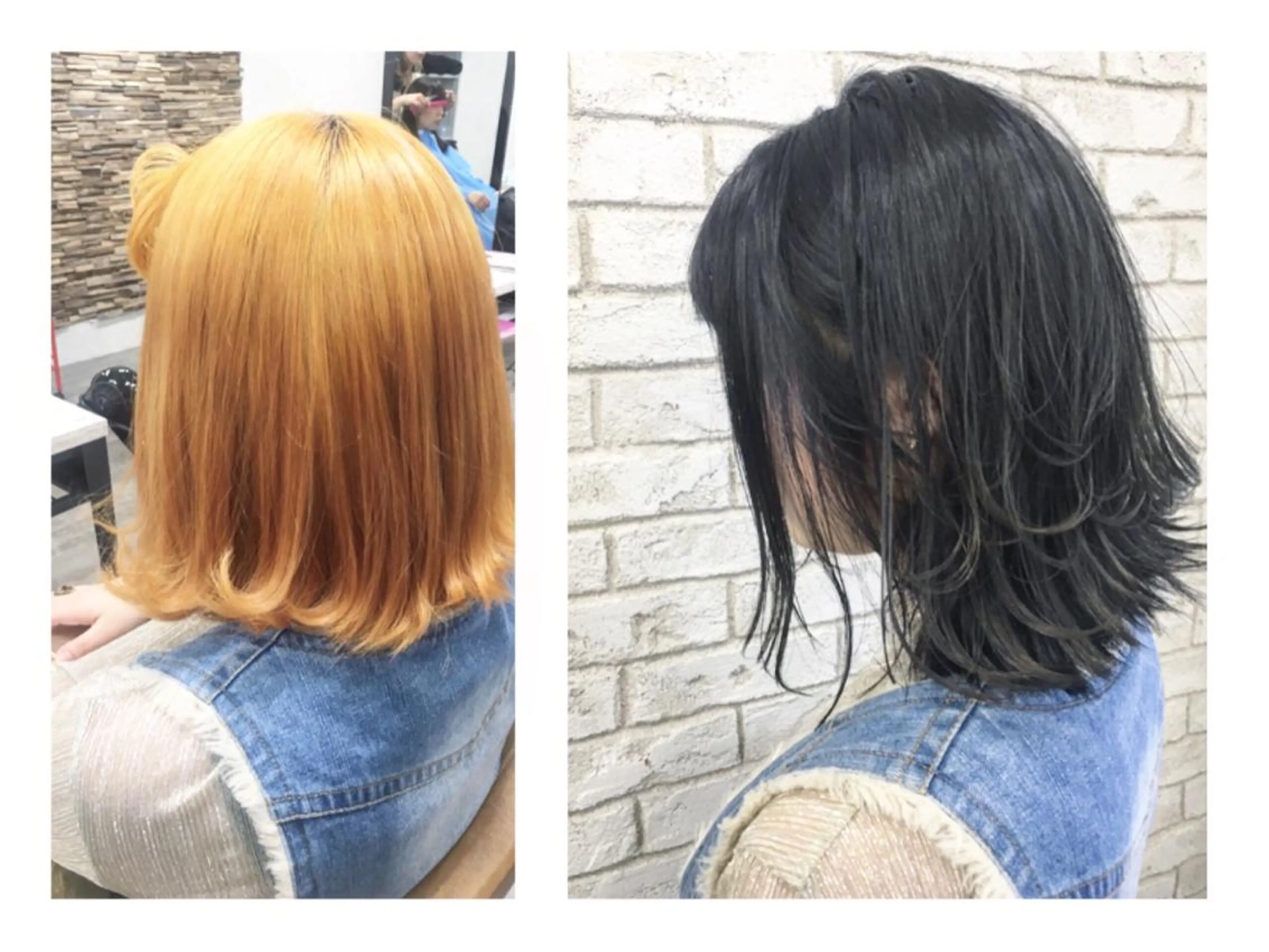 ミディアム カラー グレージュ イルミナカラー オレンジ boutique misakiのヘアスタイル