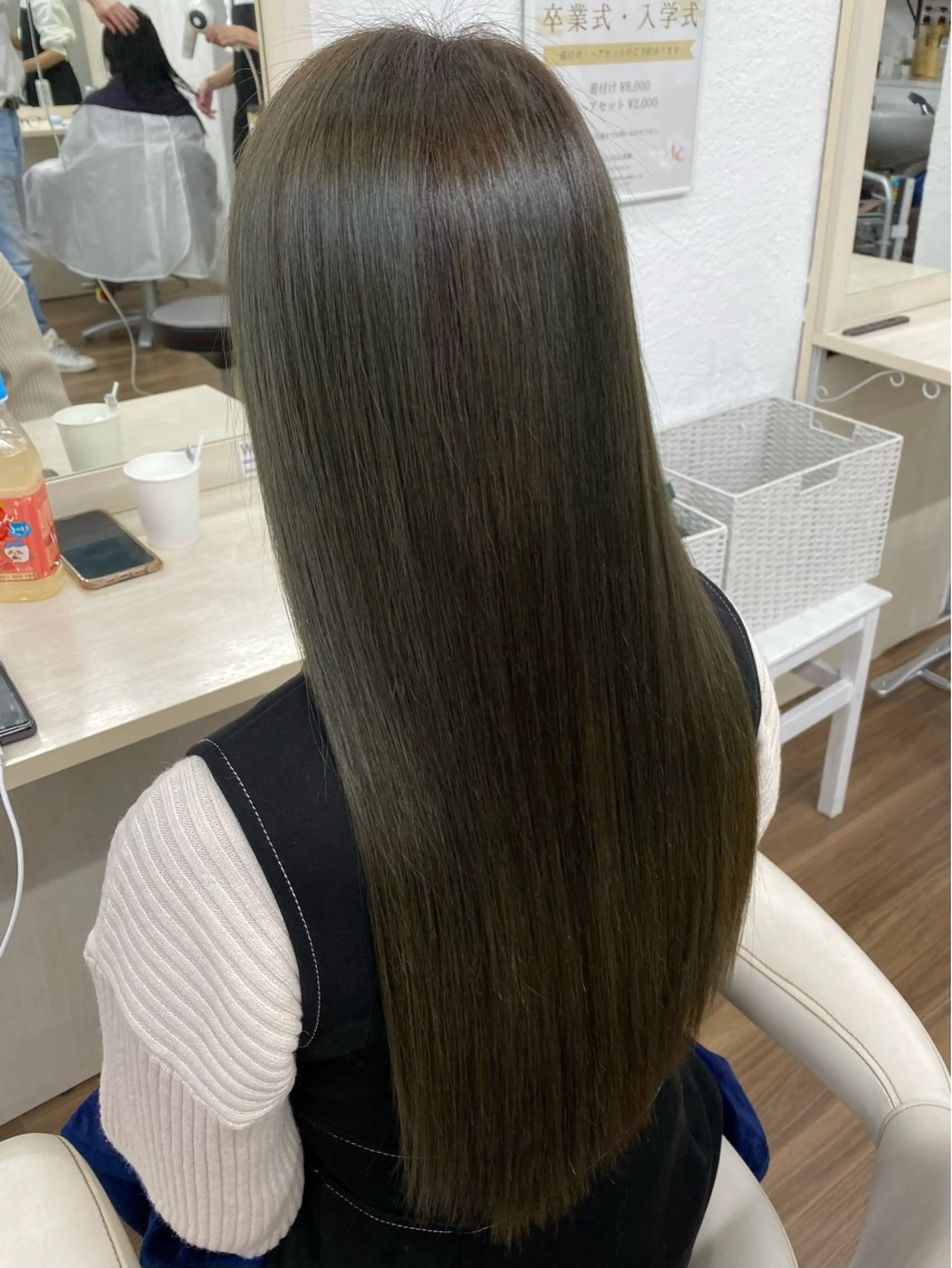 ロング カラー 髪質改善 トリートメント トリートメント GLOSS 心斎橋 山上のヘアスタイル