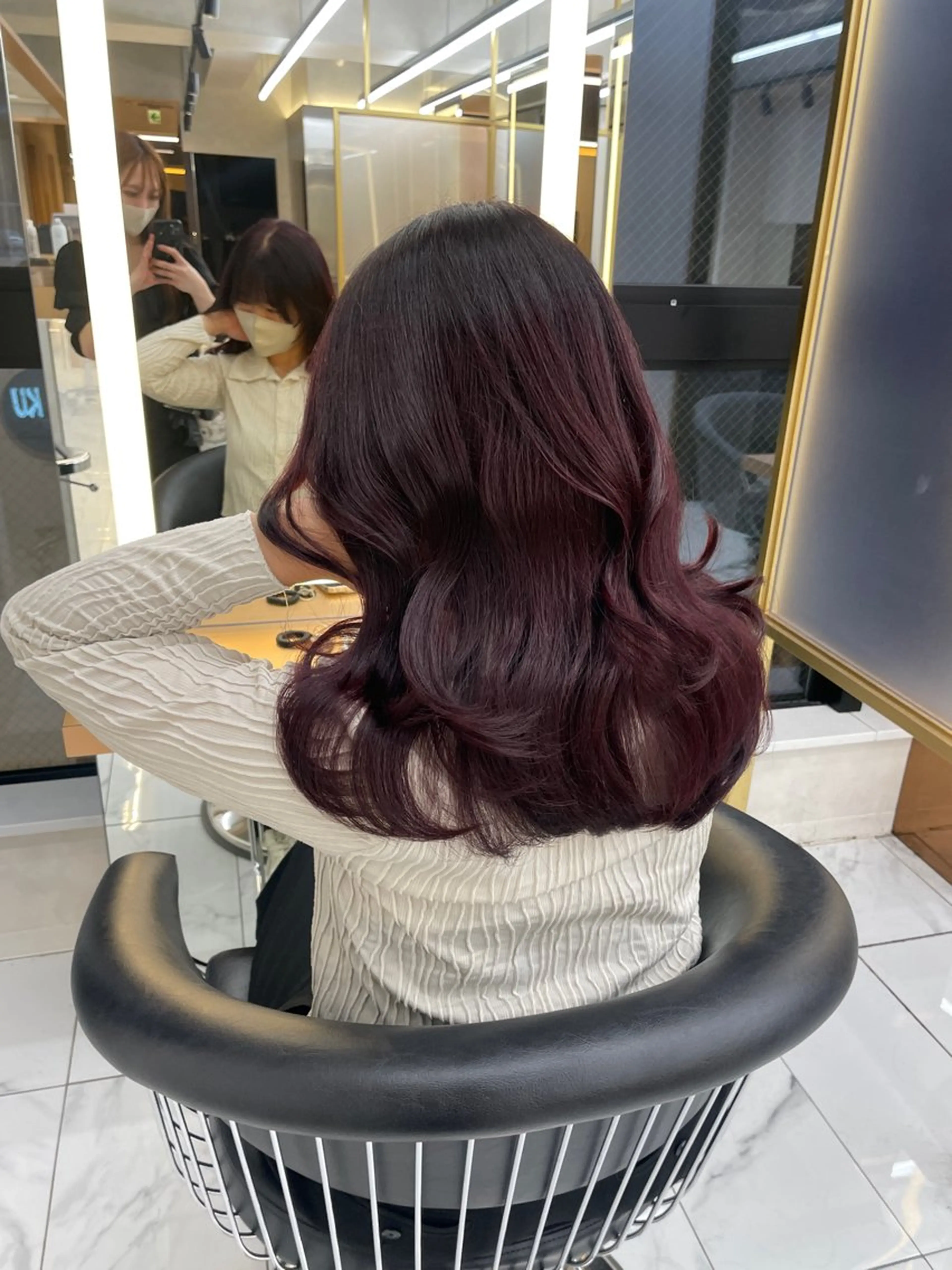 ロング カラー ブリーチ ブリーチなしカラー miyu'somotesando所属・菅野 心悠/メンズヘアのヘアスタイル