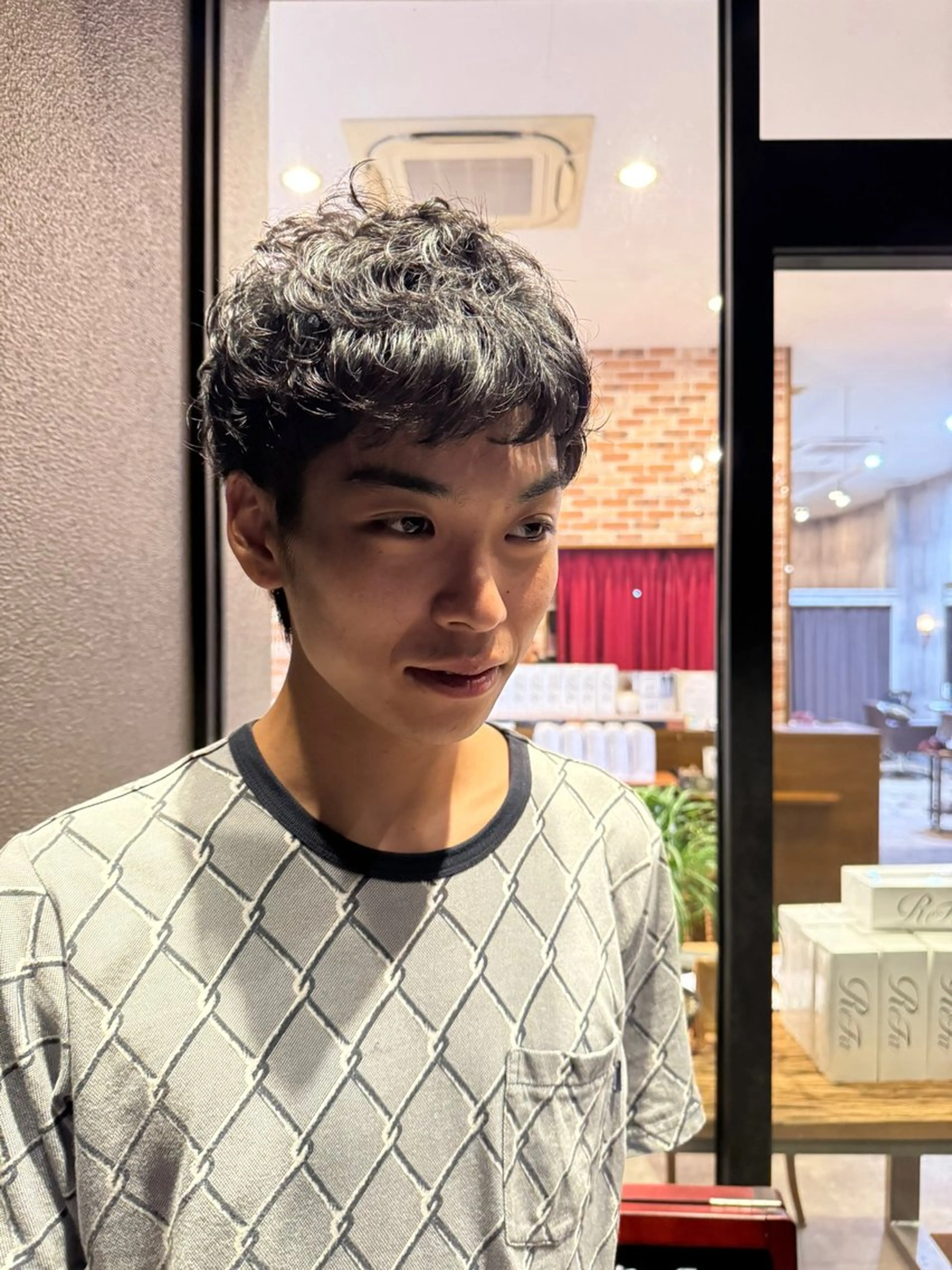 メンズ カット パーマ 🔅透明感カラー切田 はじめ🔆のヘアスタイル