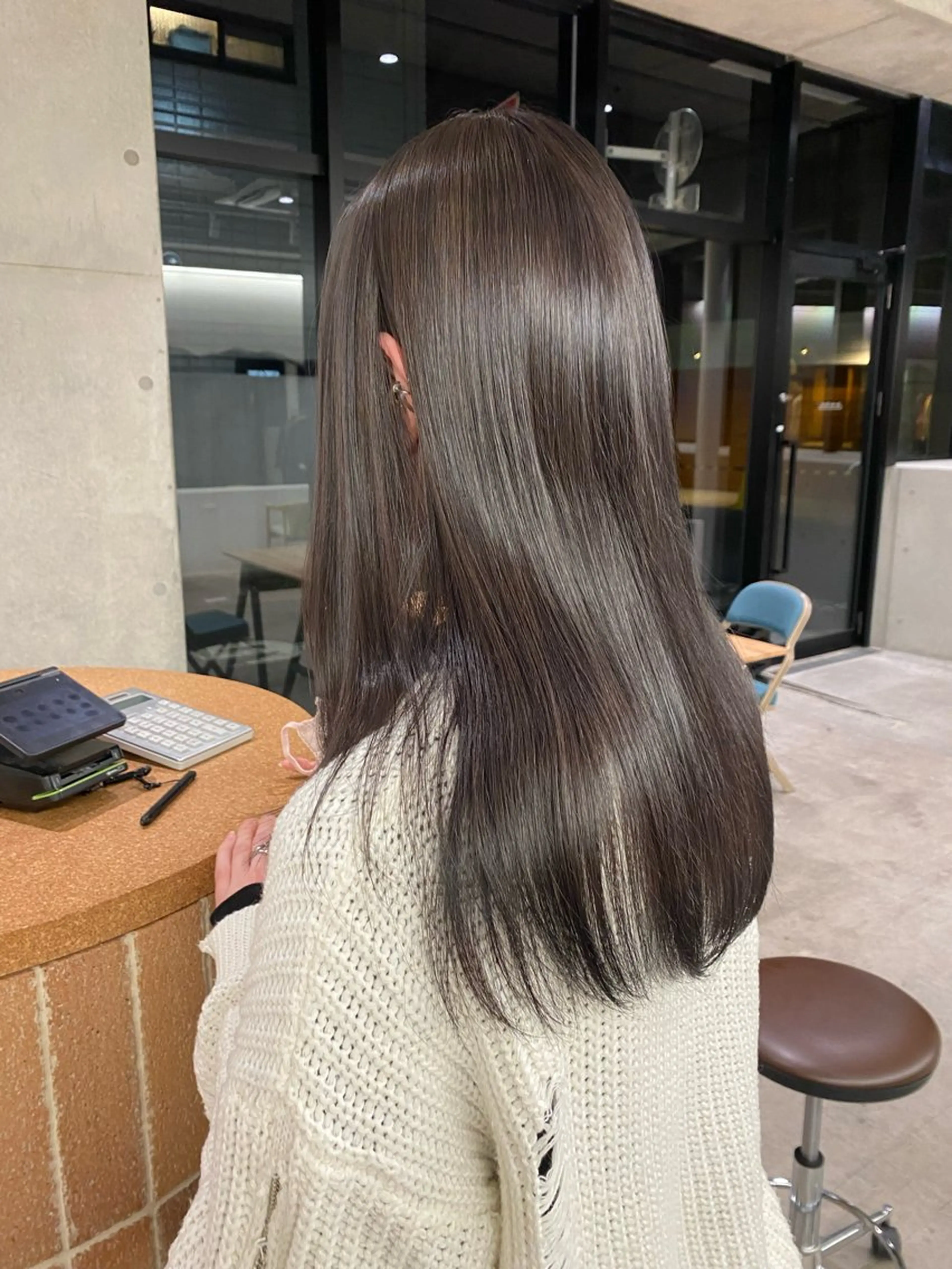 ロング カラー カット ヘアカラー トリートメント レイヤー/柔色 /saKiのヘアスタイル