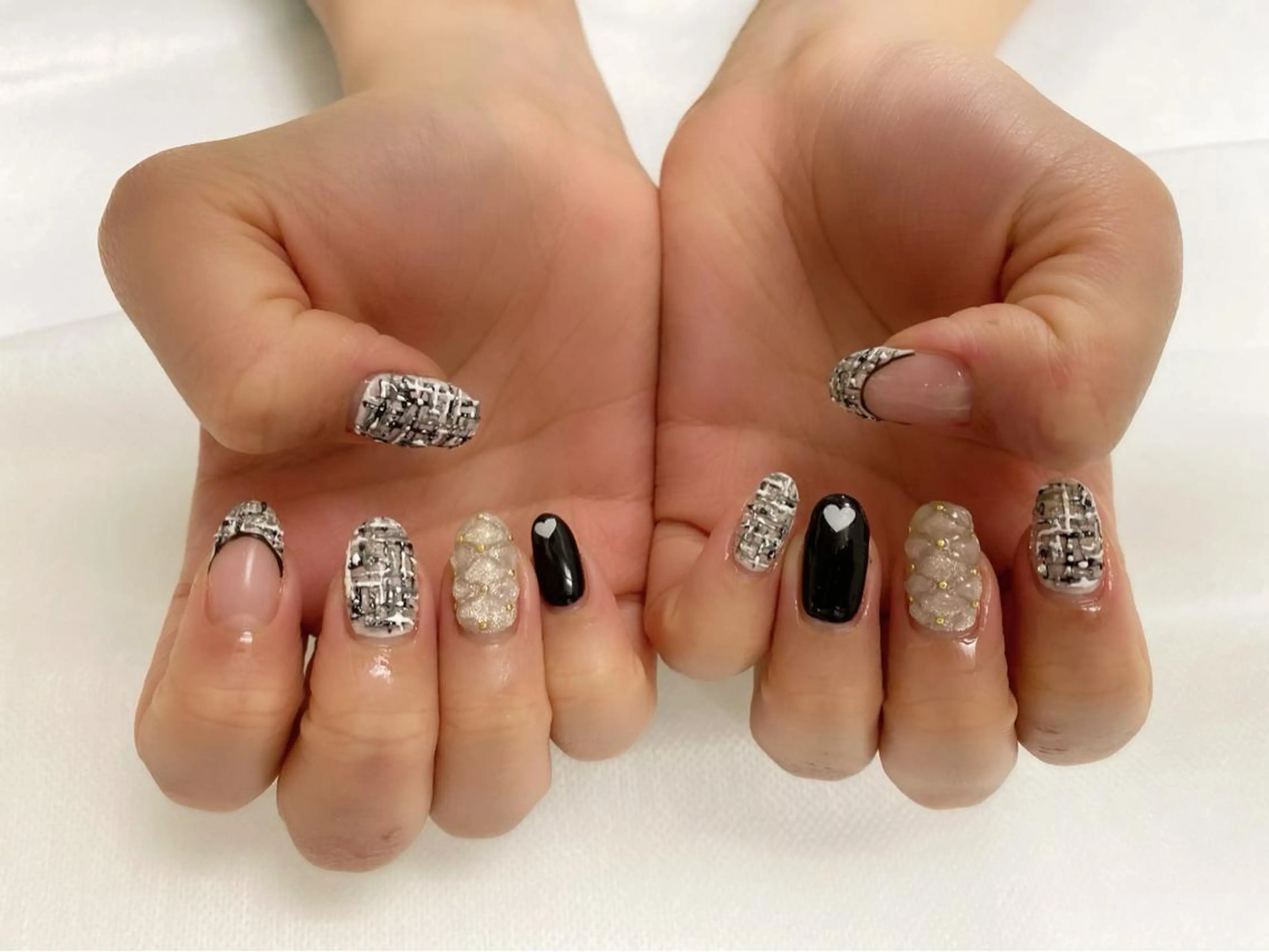 ネイル ツイードネイル ハンドネイル 武藤 千裕のエステ・リラクイメージ