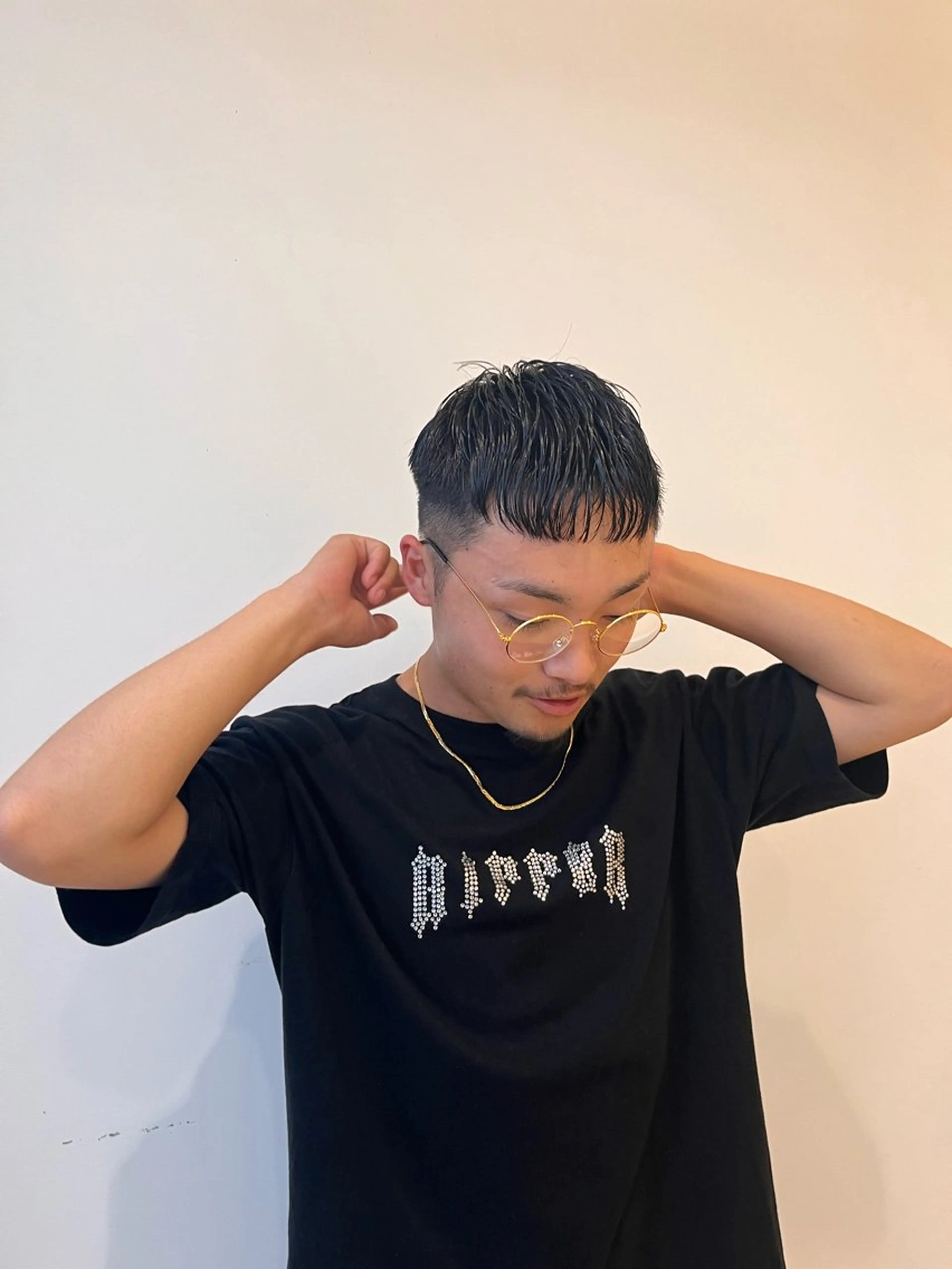 メンズ フェードカット 平間 稔希のヘアスタイル