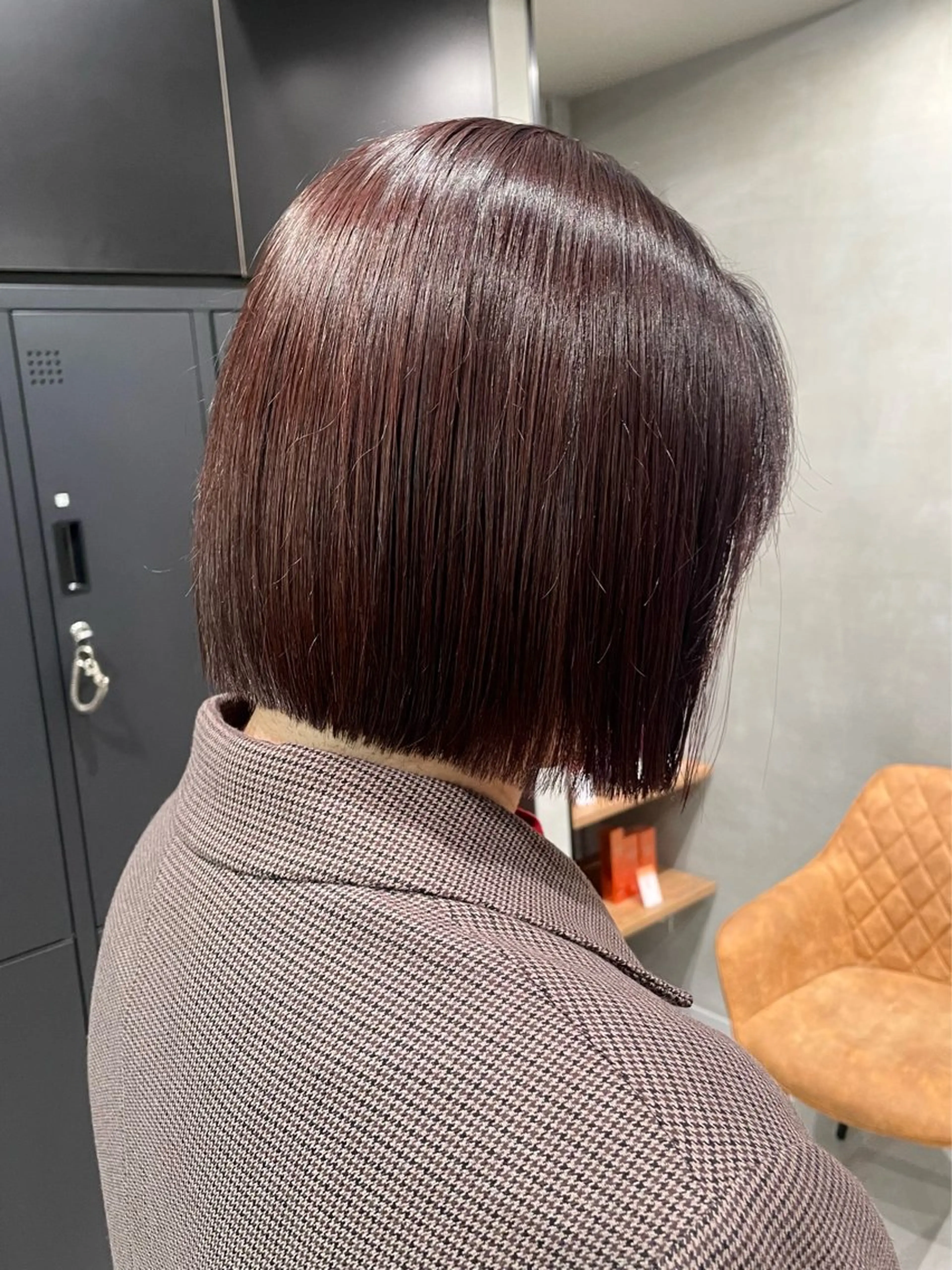 ミディアム カラー カット ヘアカラー トリートメント ヘッドスパ ヘアセット 暖色レイヤー 🥀REIRIのヘアスタイル