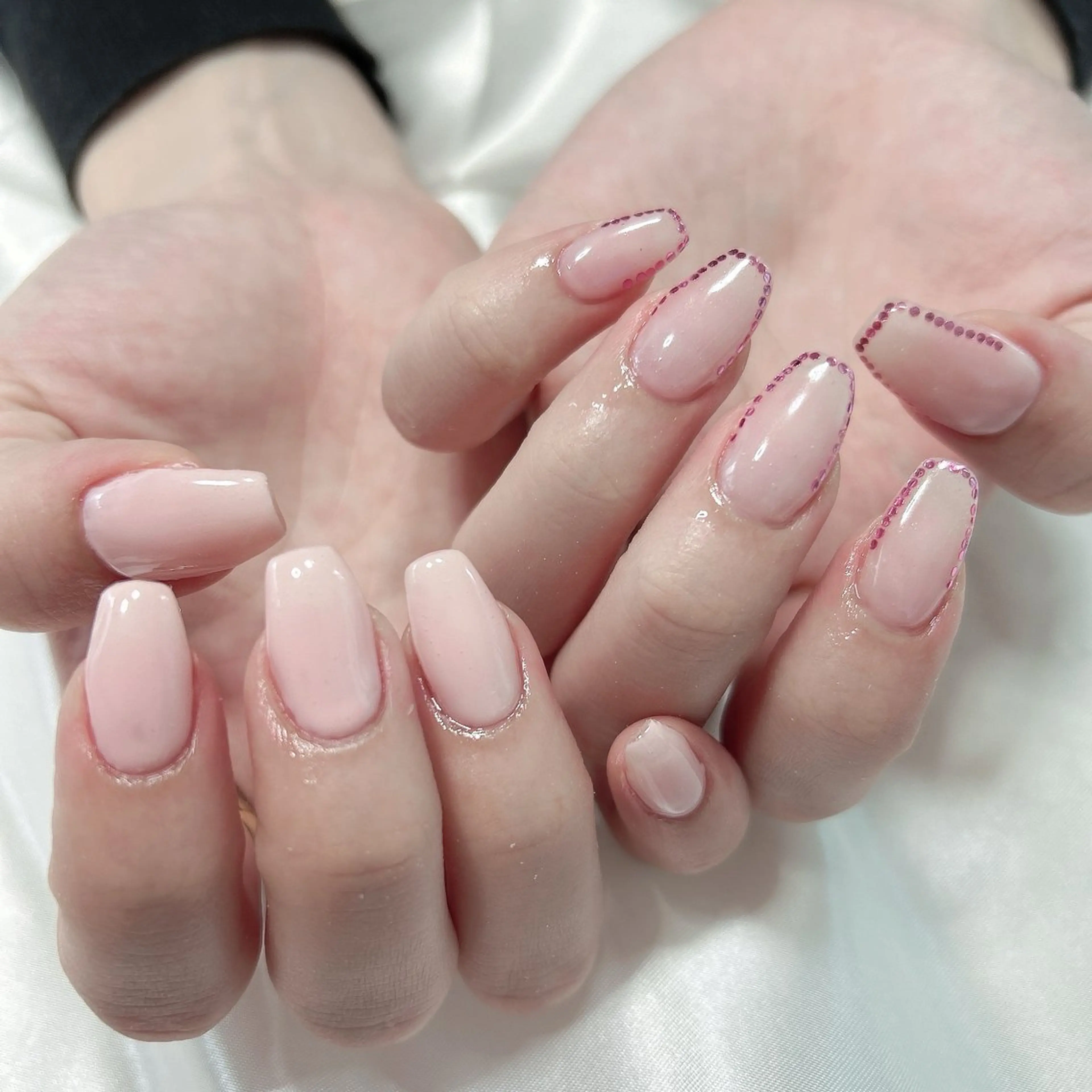 ネイル ワンカラーネイル ハンドネイル フットネイル Adite nailのネイルデザイン