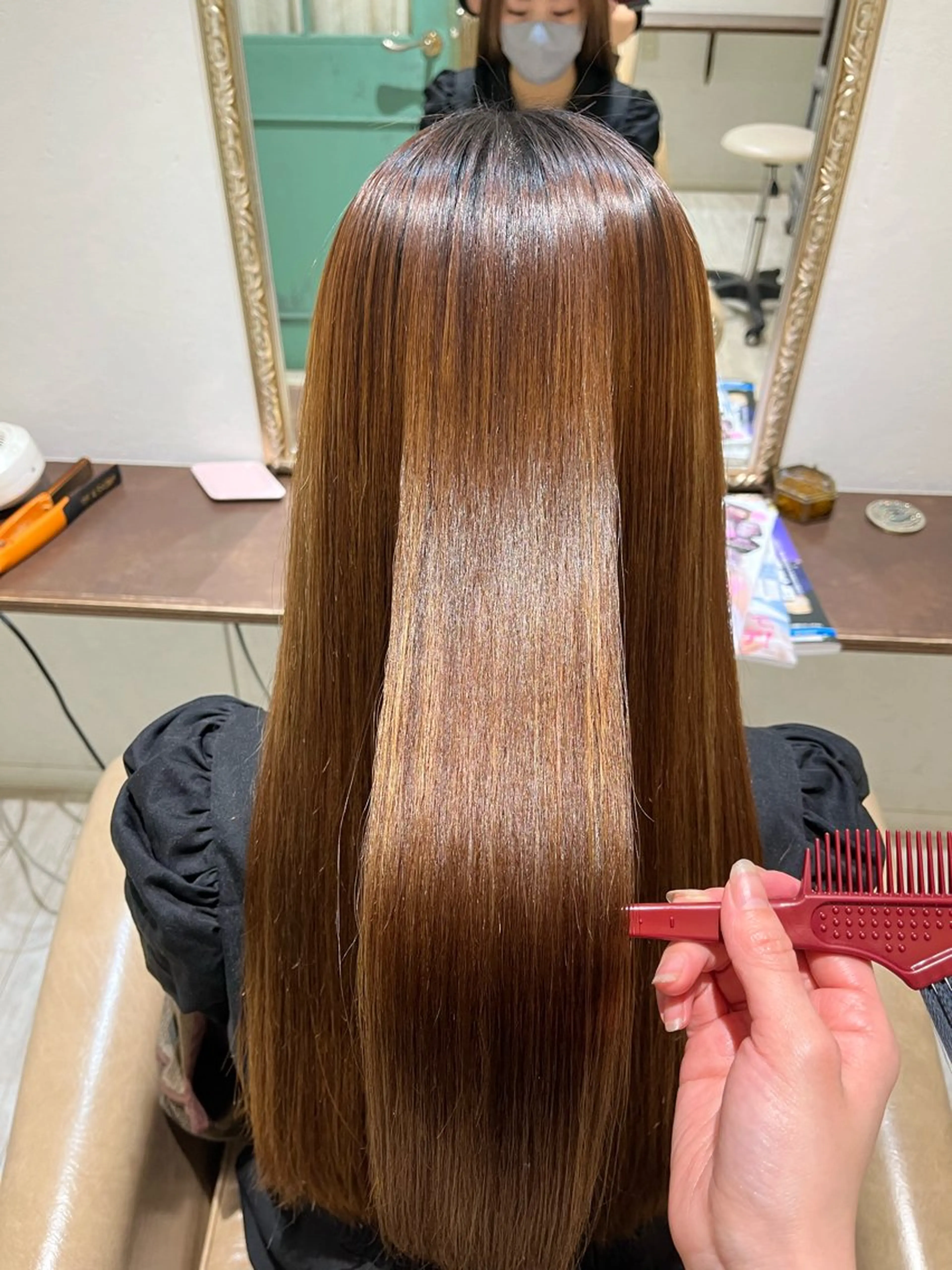 ロング ハイライト rotika by Doll hair所属・RYOKA 心斎橋美容室のヘアスタイル