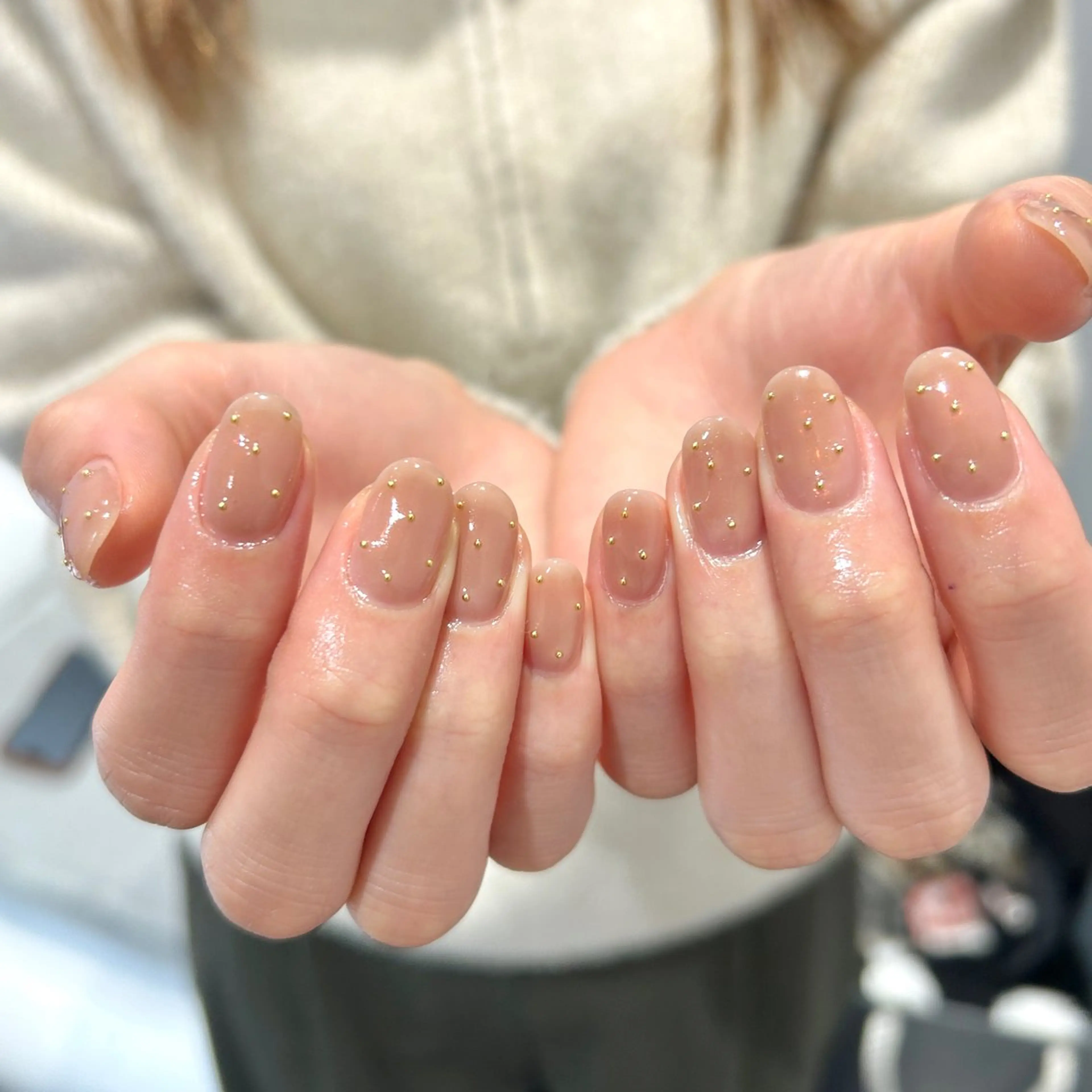 ネイル ハンドネイル NINEnami ニュアンスネイルのネイルデザイン