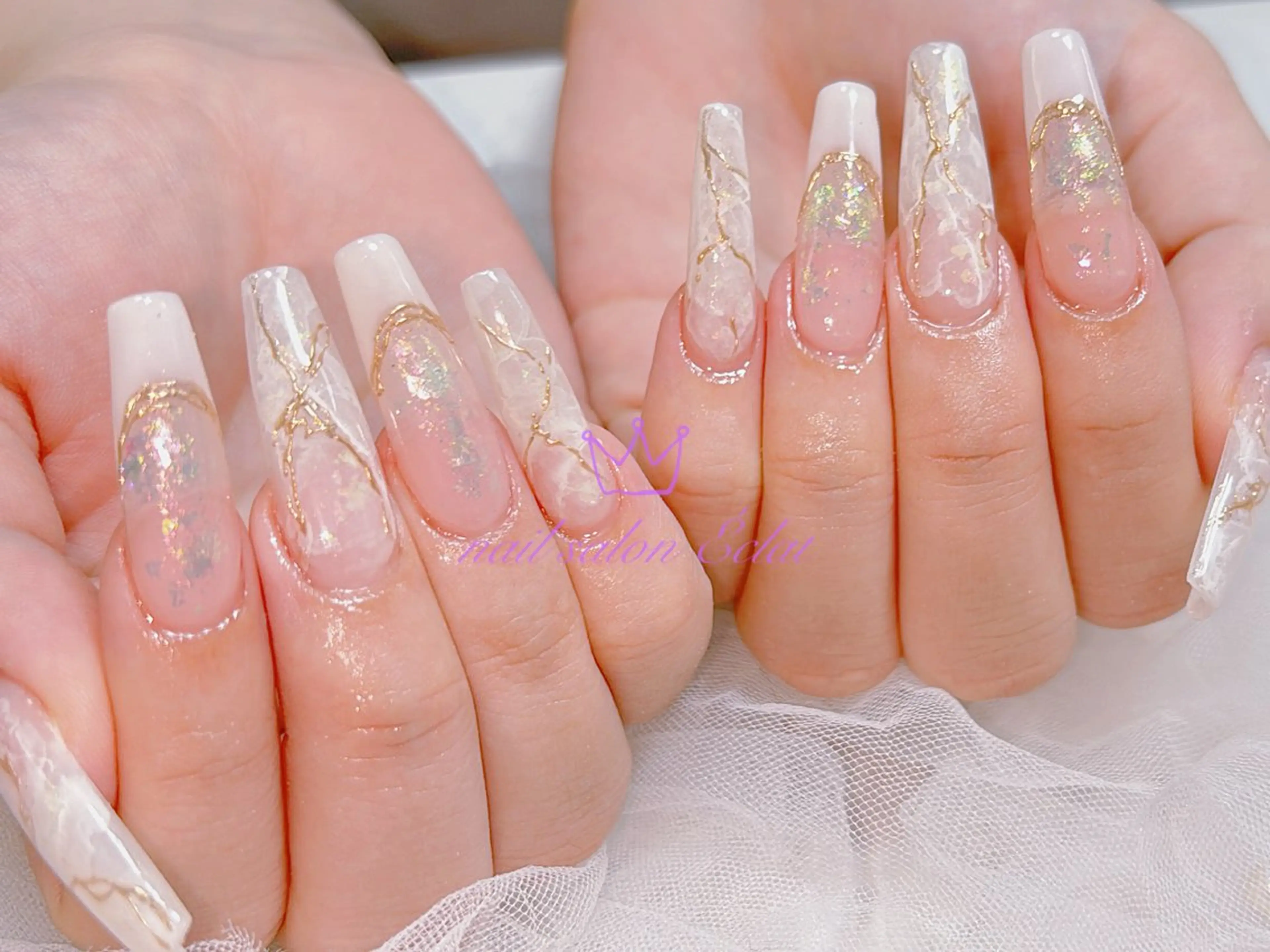 ネイル ハンドネイル ネイルサロンエクラ 🫧Shizukaのネイルデザイン