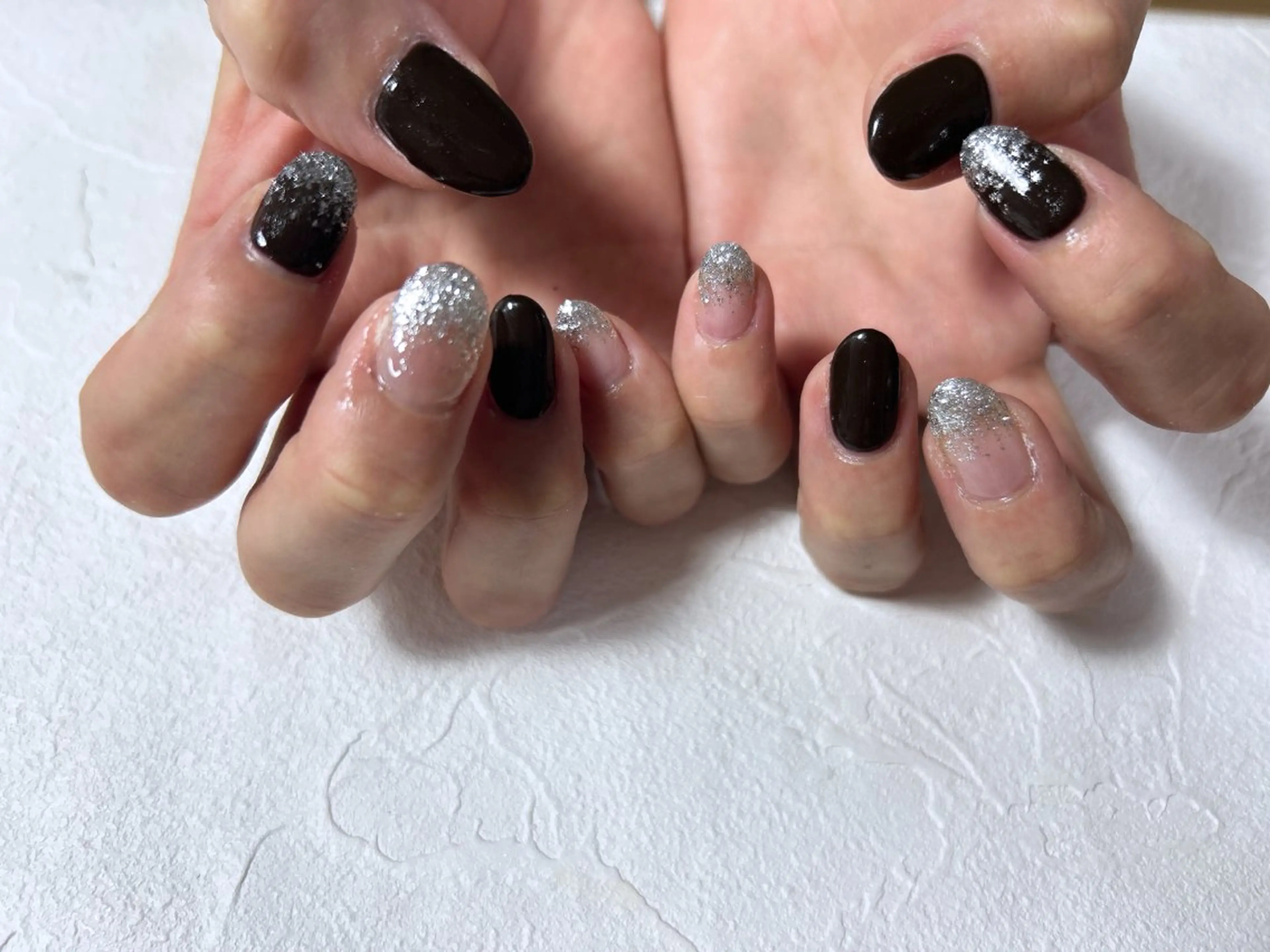 ネイル オーロラネイル フットネイル フレンチネイル ジェルネイル 韓国ネイル ハンドネイル Mogu nail 二子玉川のネイルデザイン