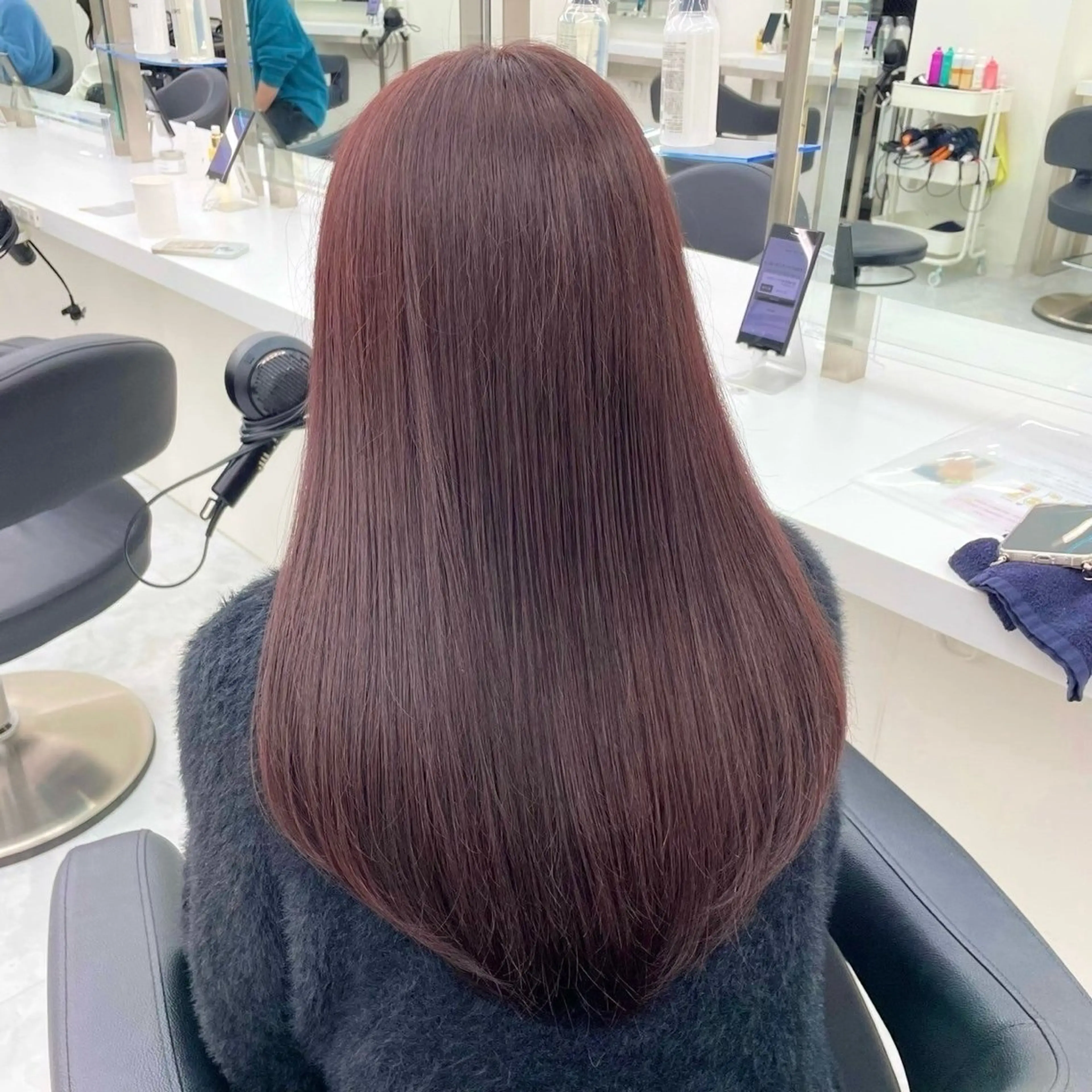 ロング カラー kazuki /韓国 juicyな暖色🍑のヘアスタイル