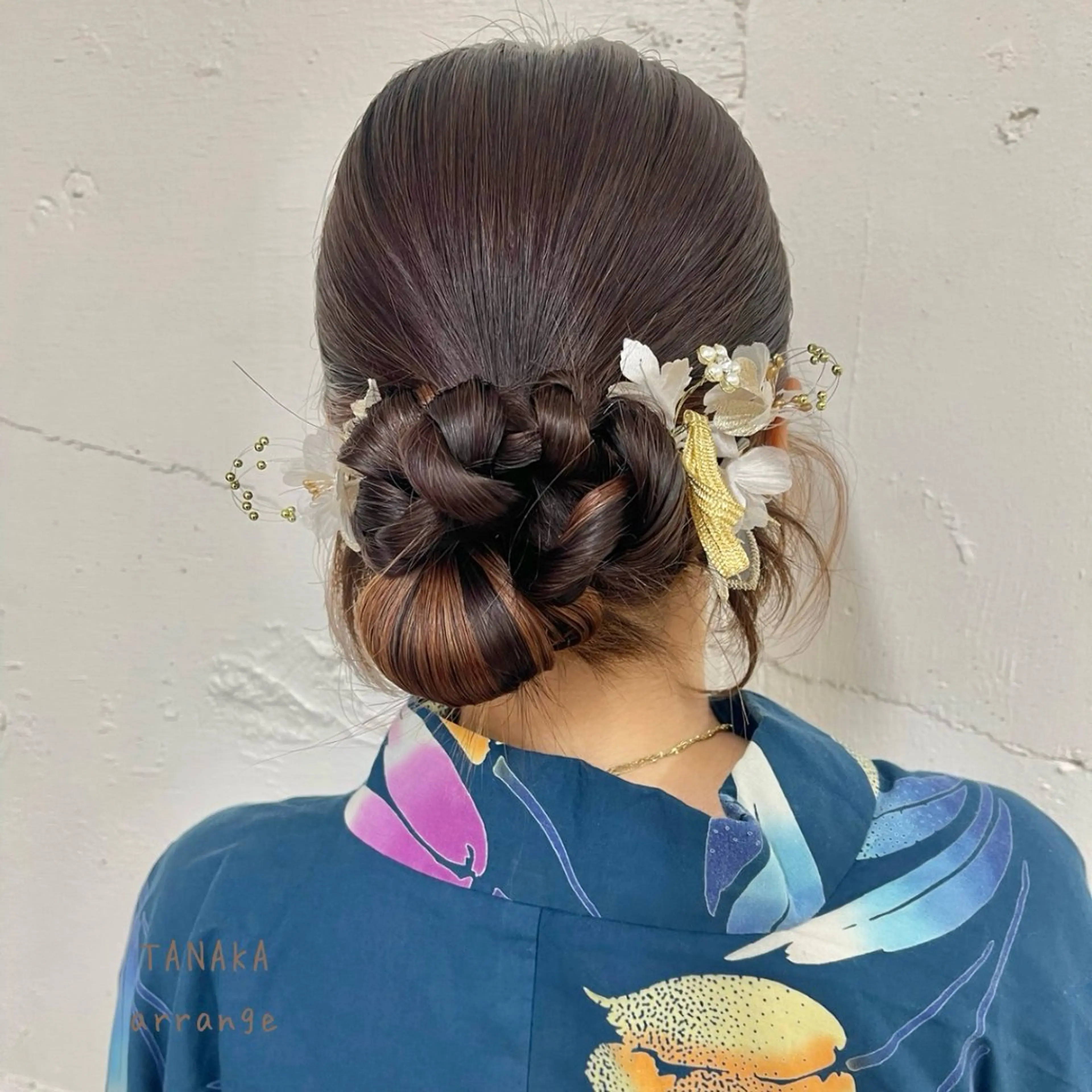 ヘアアレンジ 結婚式・ブライダル 卒業式のヘアスタイル 浴衣 着付け charm《銀座》 縮毛矯正/ヘアセットのヘアスタイル