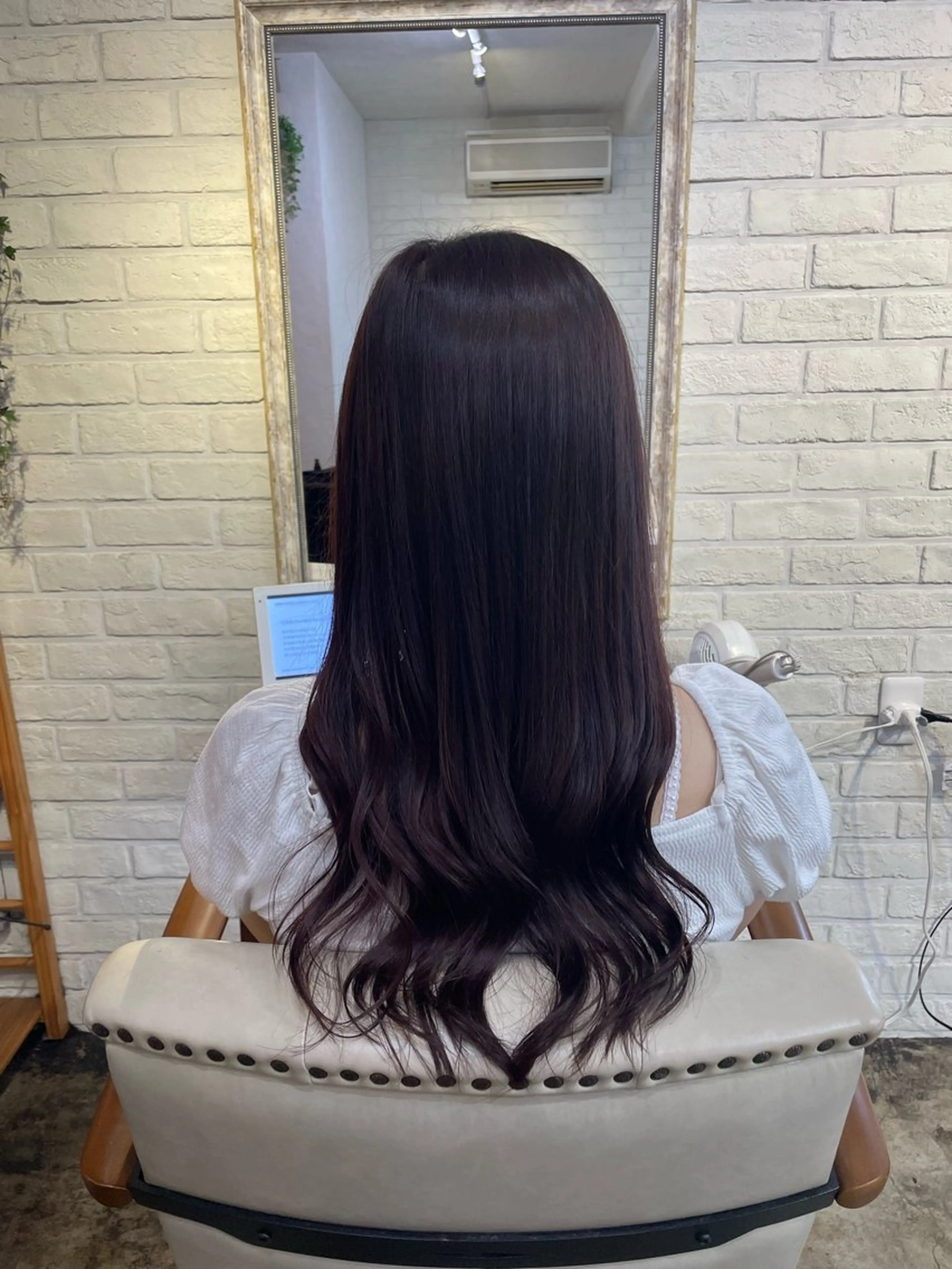 ロング カラー 柏村 友希菜のヘアスタイル